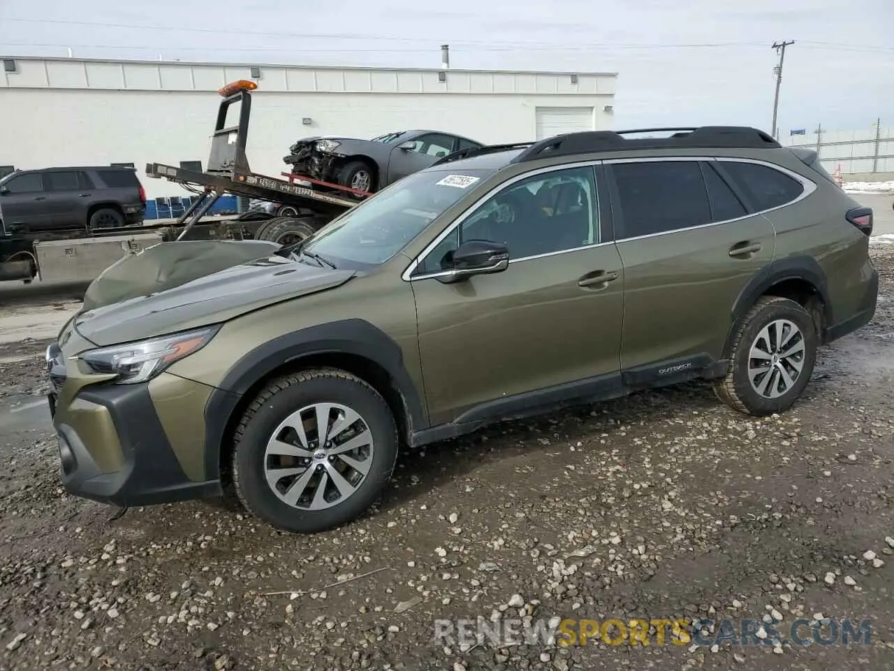 1 Photograph of a damaged car 4S4BTADC0S3117214 SUBARU OUTBACK 2025
