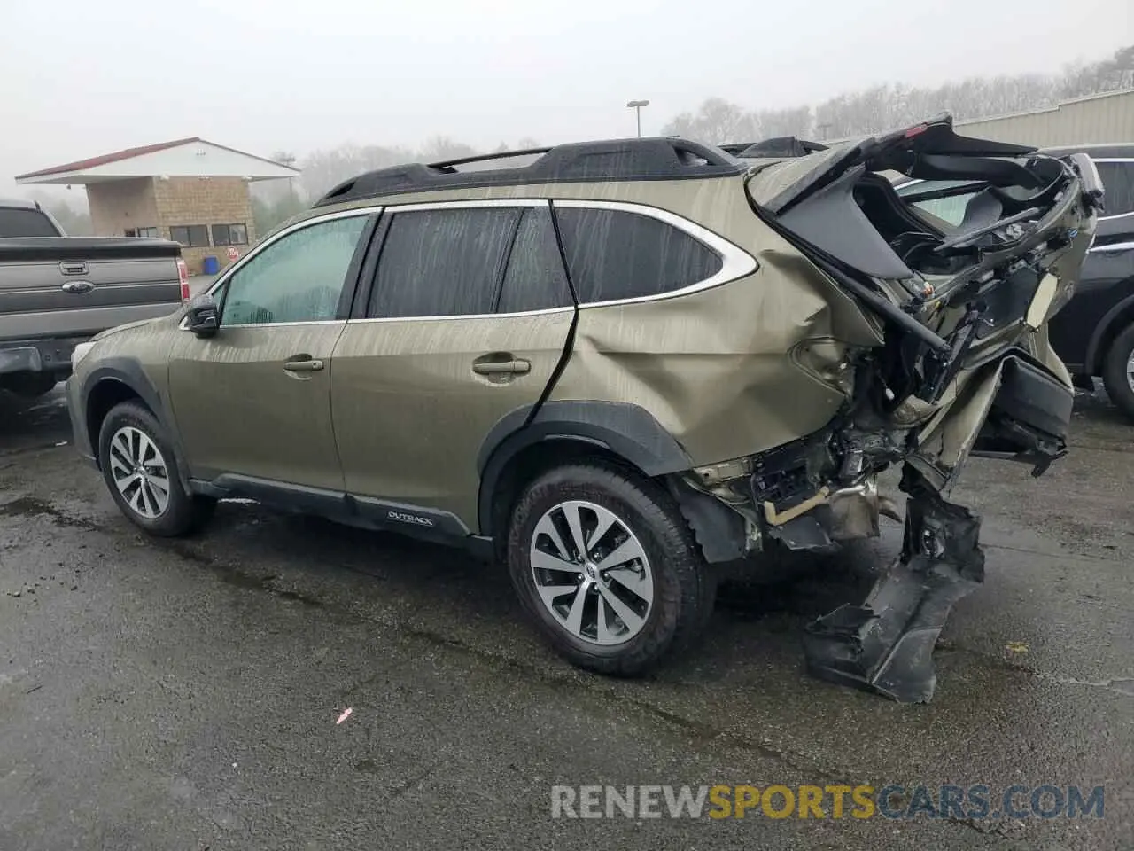 2 Photograph of a damaged car 4S4BTADC0S3187389 SUBARU OUTBACK 2025