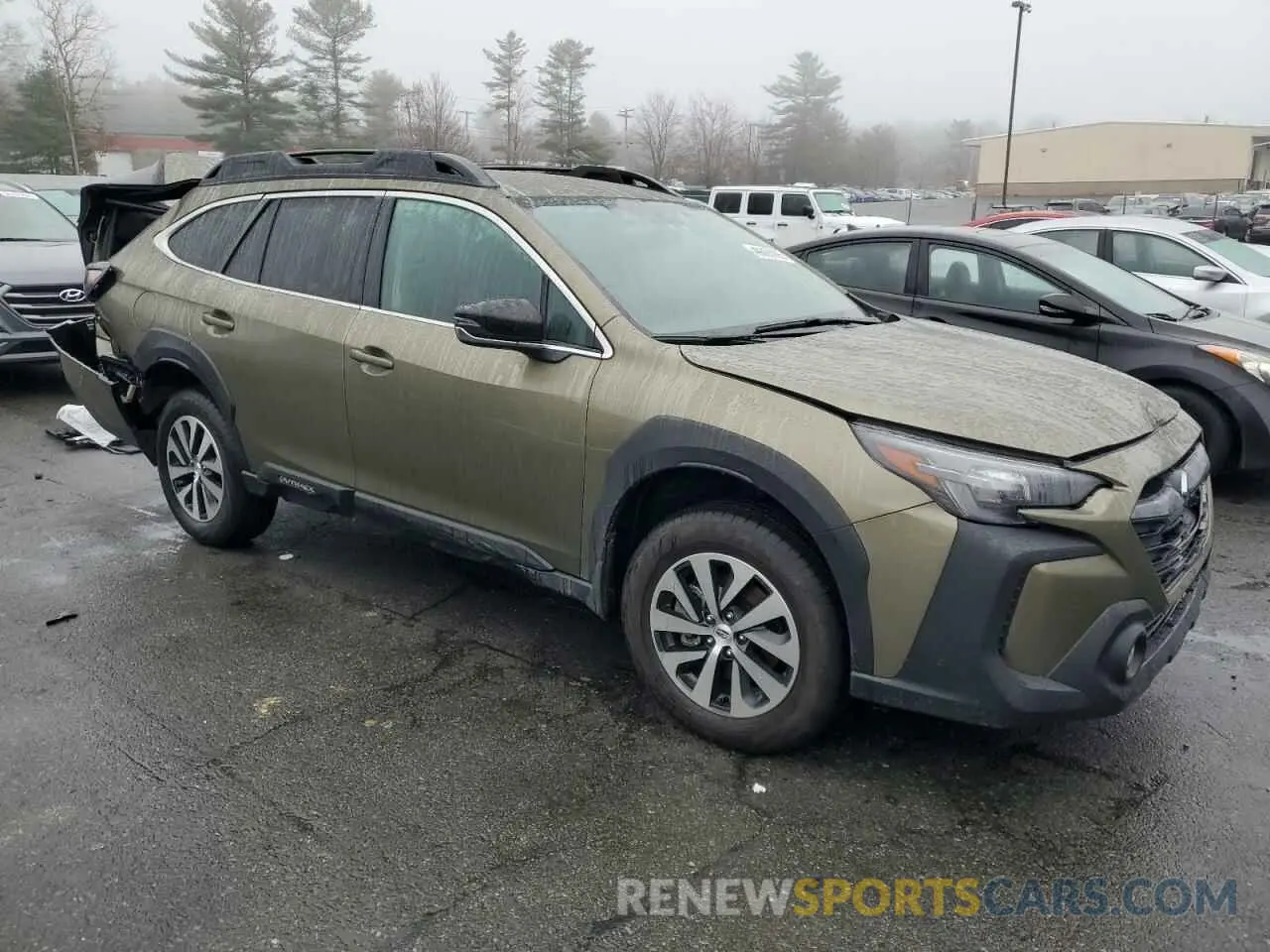 4 Photograph of a damaged car 4S4BTADC0S3187389 SUBARU OUTBACK 2025