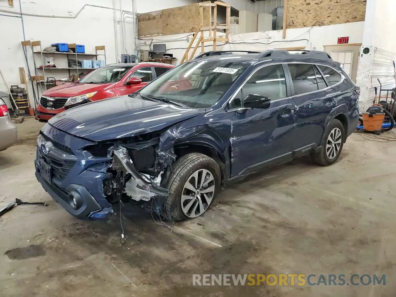 1 Photograph of a damaged car 4S4BTADC2S3165944 SUBARU OUTBACK 2025