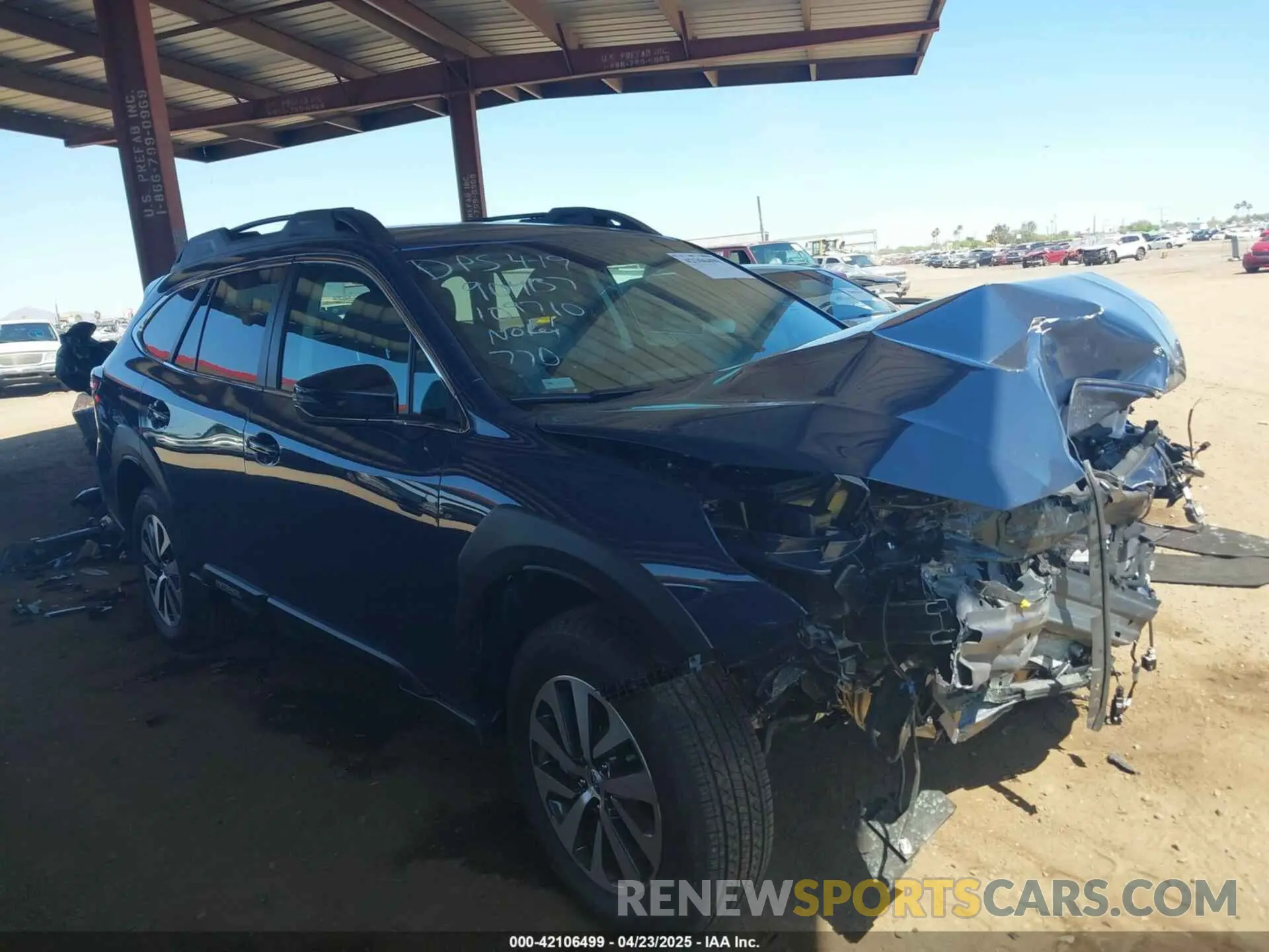 1 Photograph of a damaged car 4S4BTADC5S3109710 SUBARU OUTBACK 2025