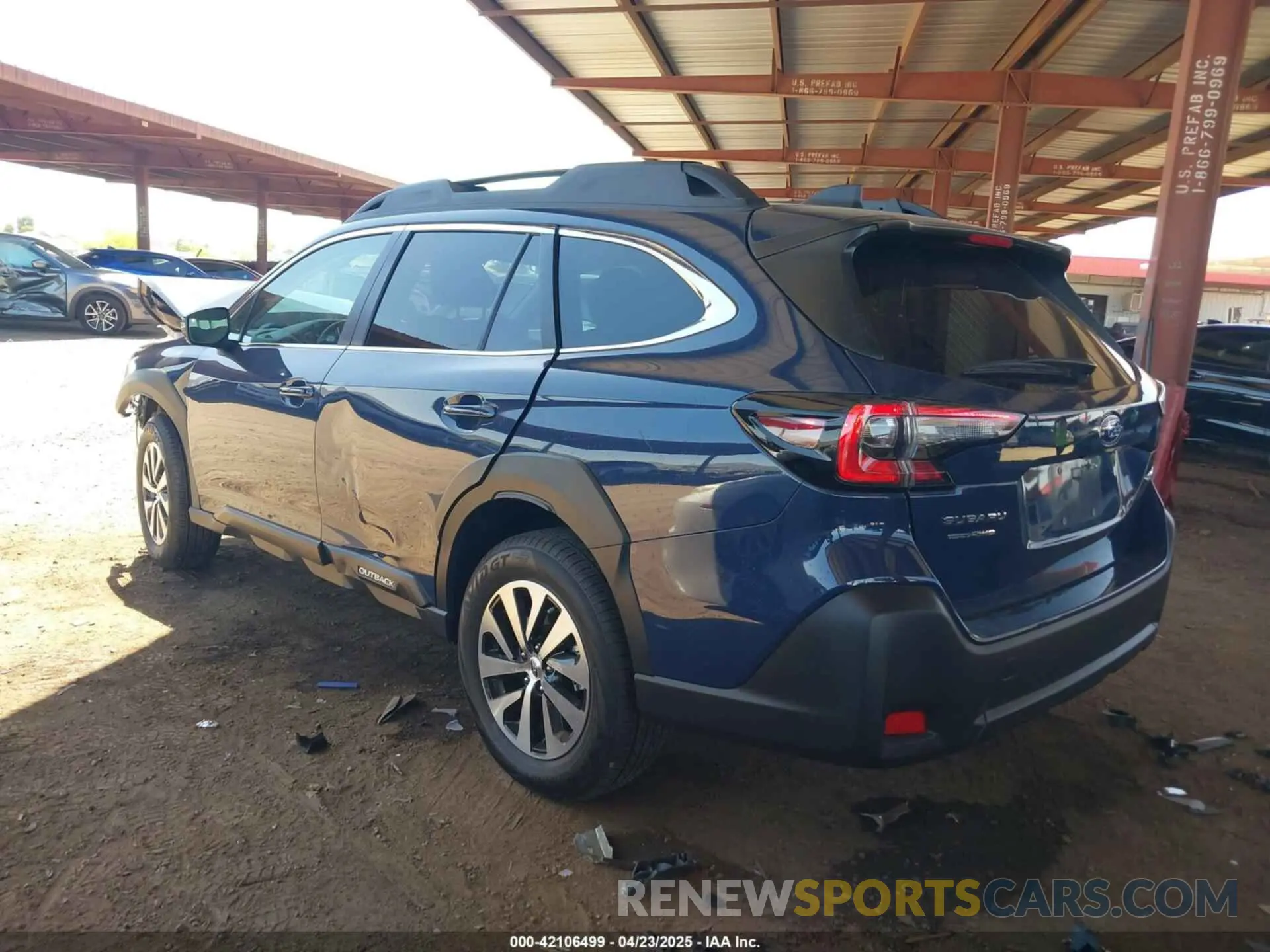 3 Photograph of a damaged car 4S4BTADC5S3109710 SUBARU OUTBACK 2025