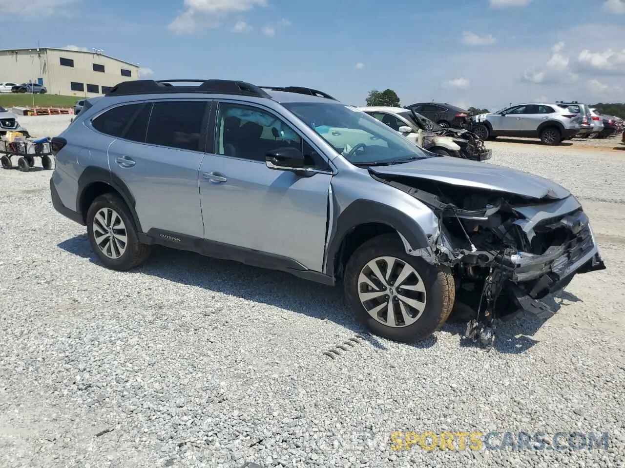 4 Photograph of a damaged car 4S4BTADC7S3118392 SUBARU OUTBACK 2025