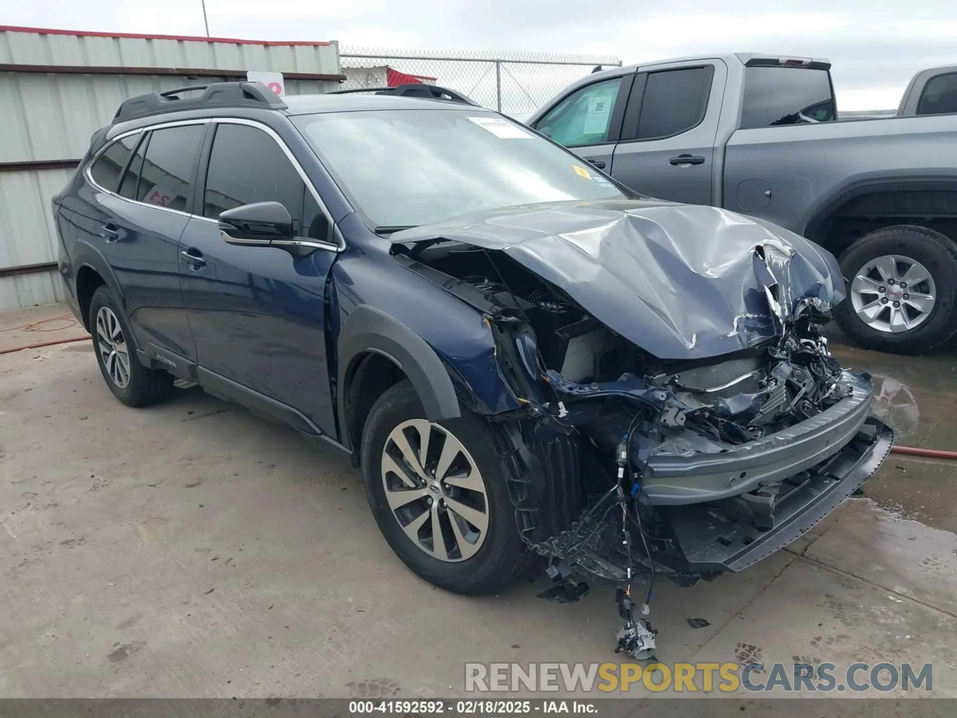 1 Photograph of a damaged car 4S4BTADCXS3160751 SUBARU OUTBACK 2025