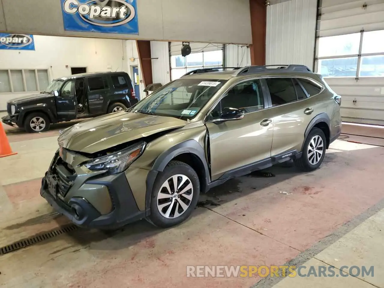 1 Photograph of a damaged car 4S4BTAFC1S3127649 SUBARU OUTBACK 2025