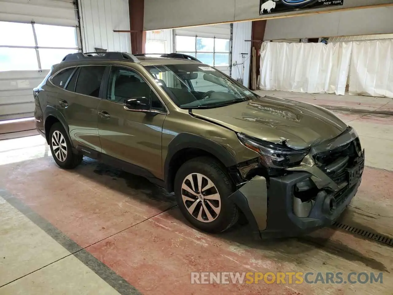 4 Photograph of a damaged car 4S4BTAFC1S3127649 SUBARU OUTBACK 2025