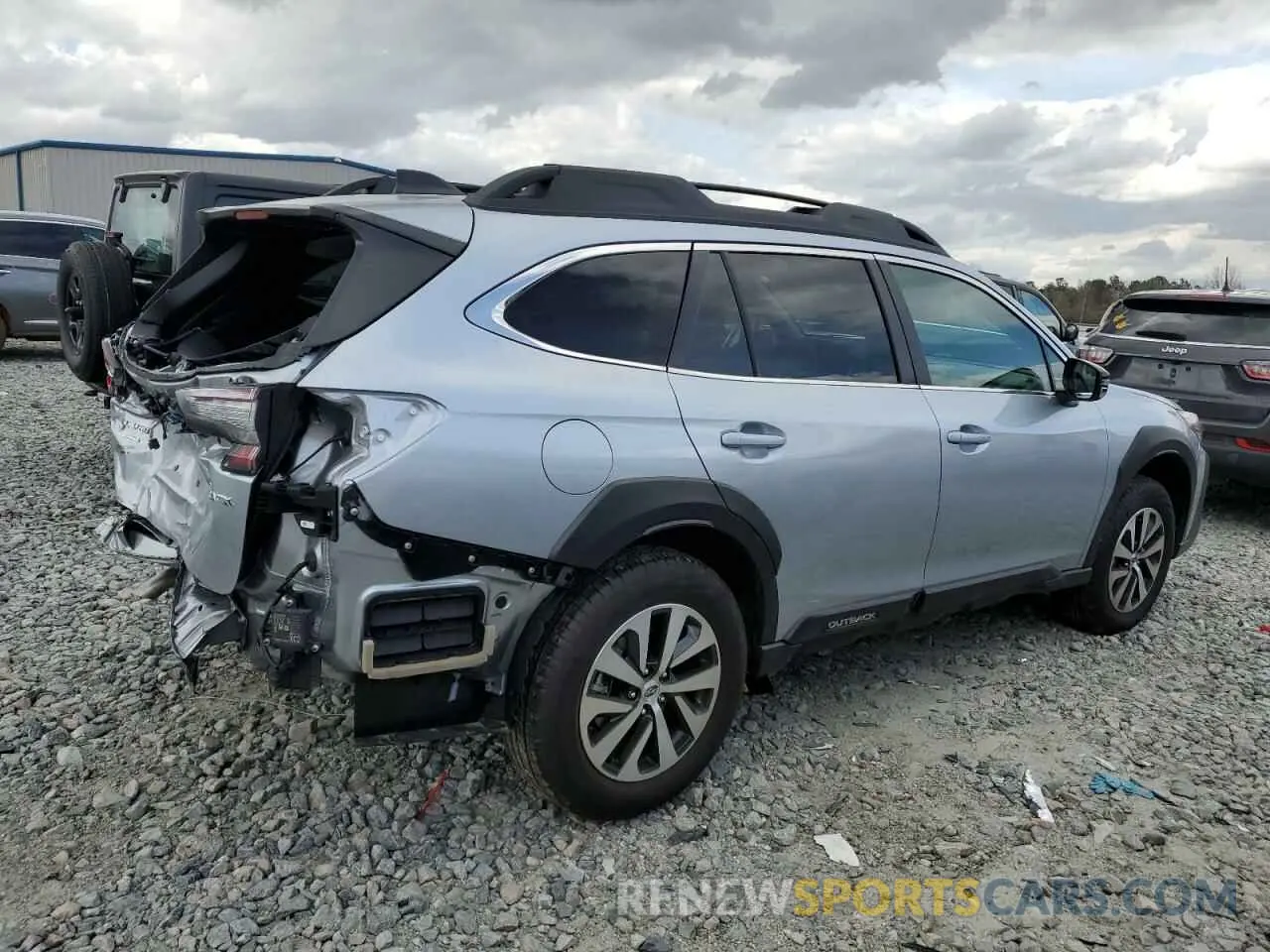 3 Photograph of a damaged car 4S4BTAFC1S3145486 SUBARU OUTBACK 2025