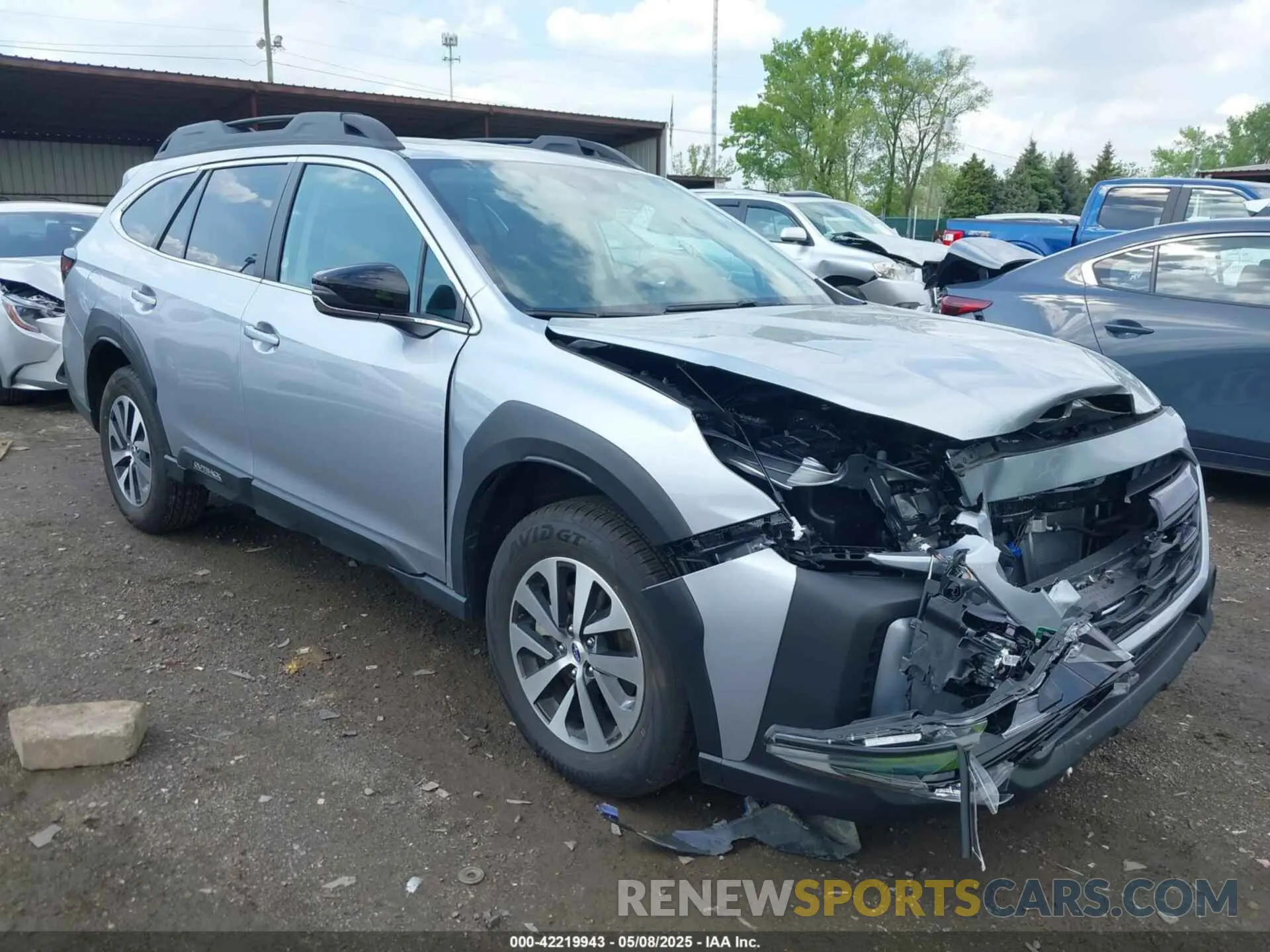 1 Photograph of a damaged car 4S4BTAFC3S3227431 SUBARU OUTBACK 2025