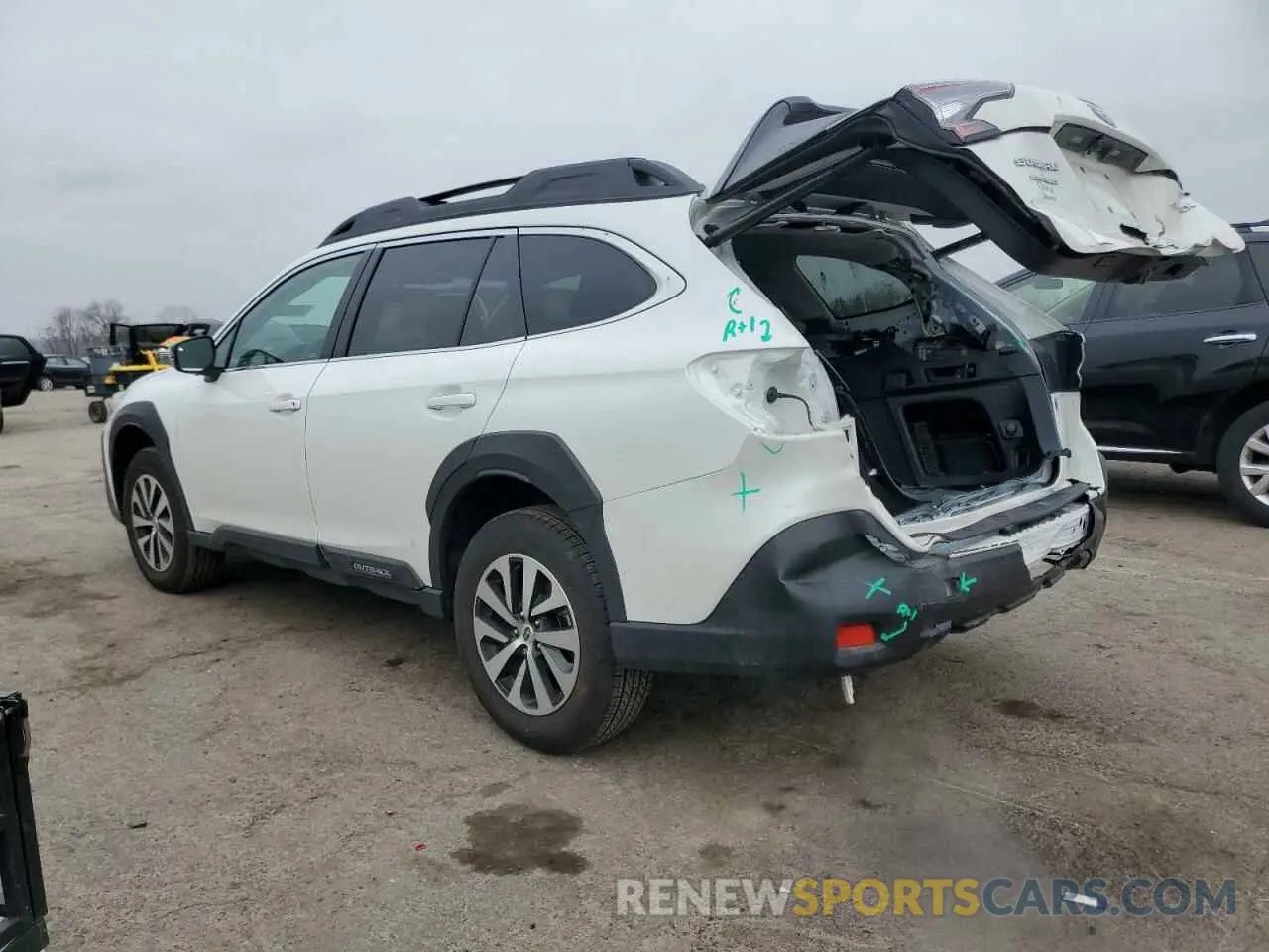 2 Photograph of a damaged car 4S4BTAFC5S3166549 SUBARU OUTBACK 2025