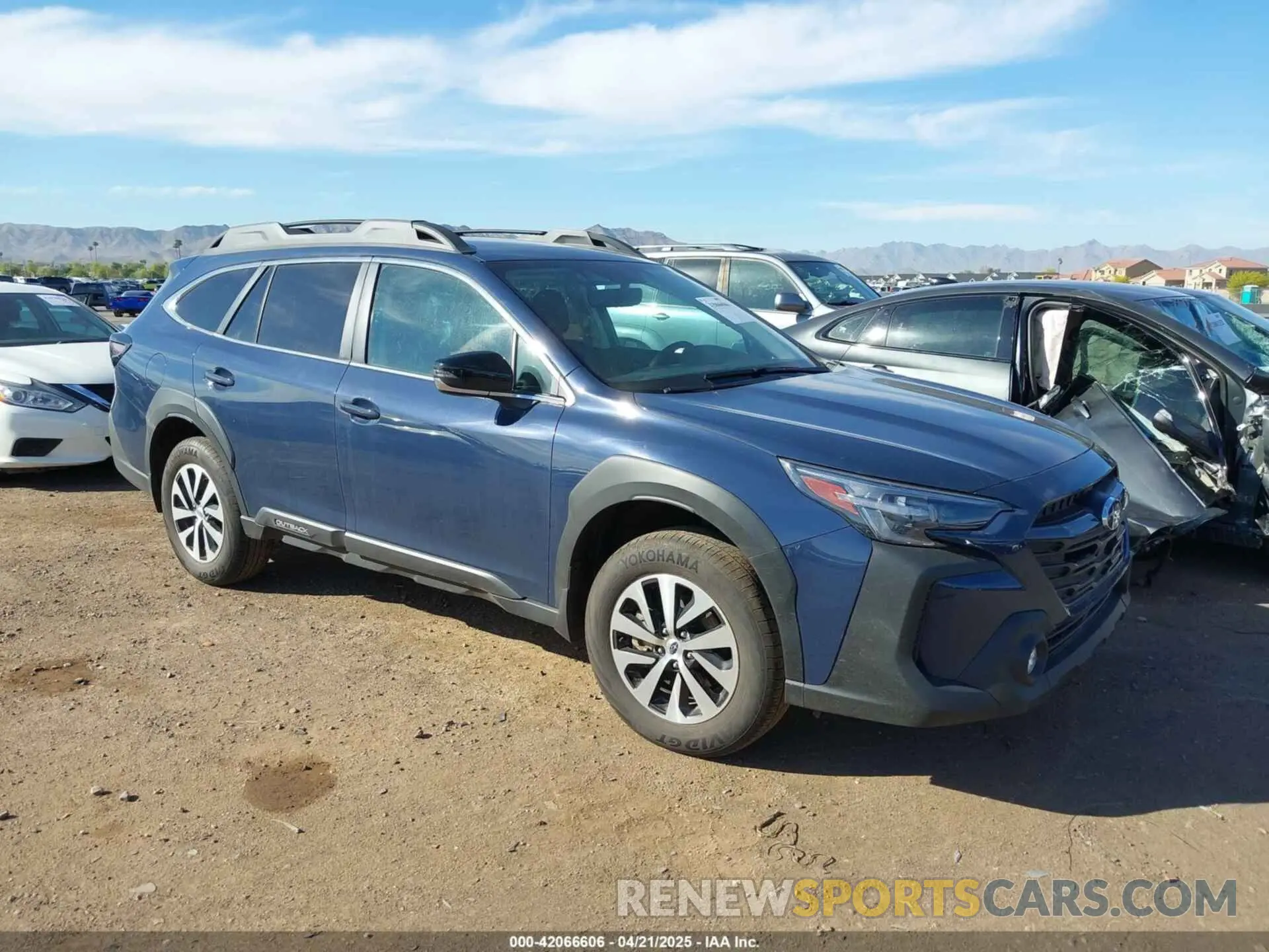 1 Photograph of a damaged car 4S4BTAFC6S3140994 SUBARU OUTBACK 2025