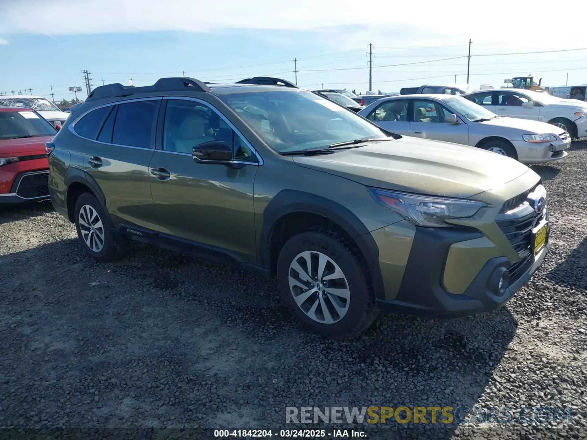 1 Photograph of a damaged car 4S4BTAFC7S3198791 SUBARU OUTBACK 2025