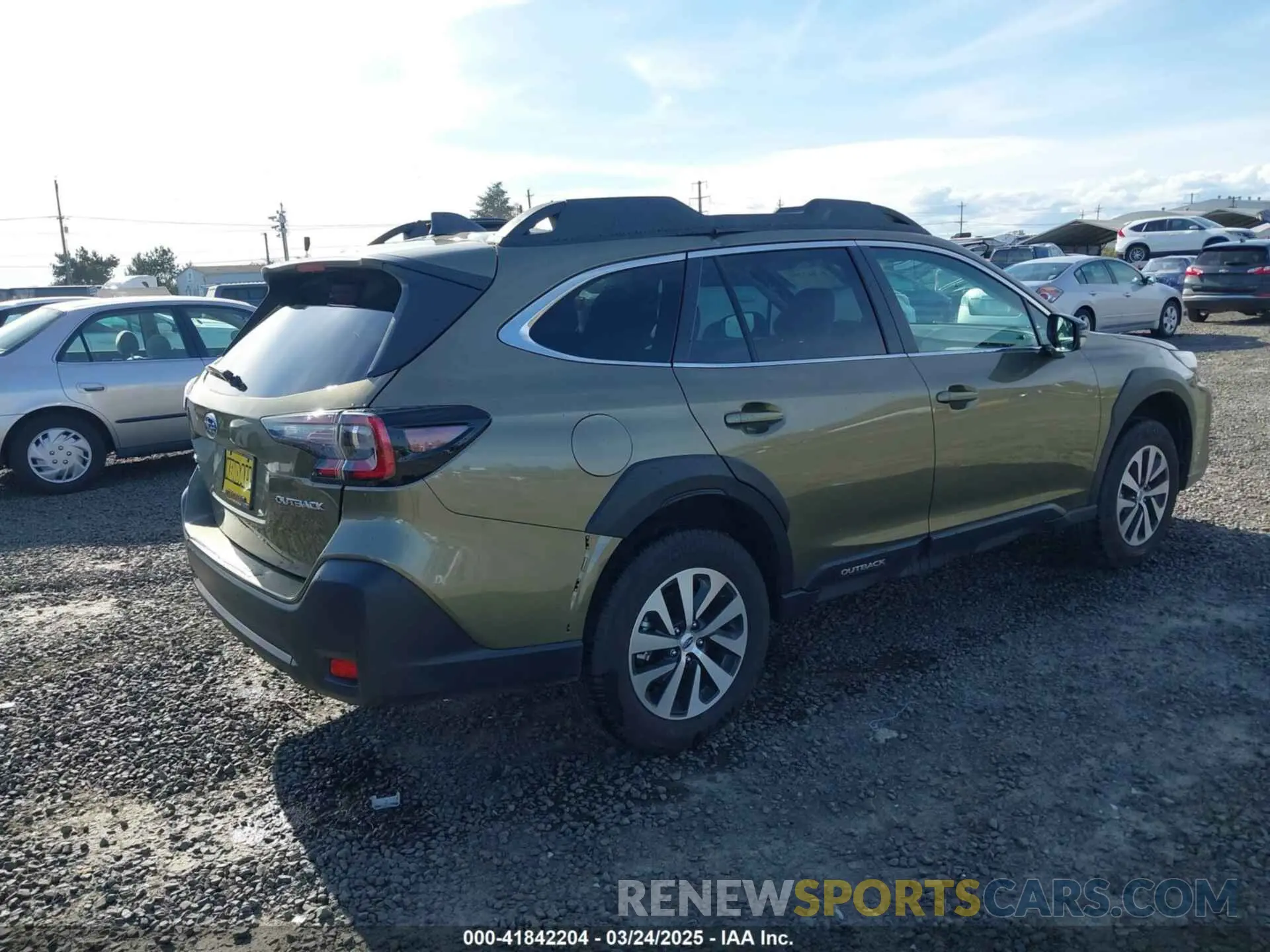 4 Photograph of a damaged car 4S4BTAFC7S3198791 SUBARU OUTBACK 2025