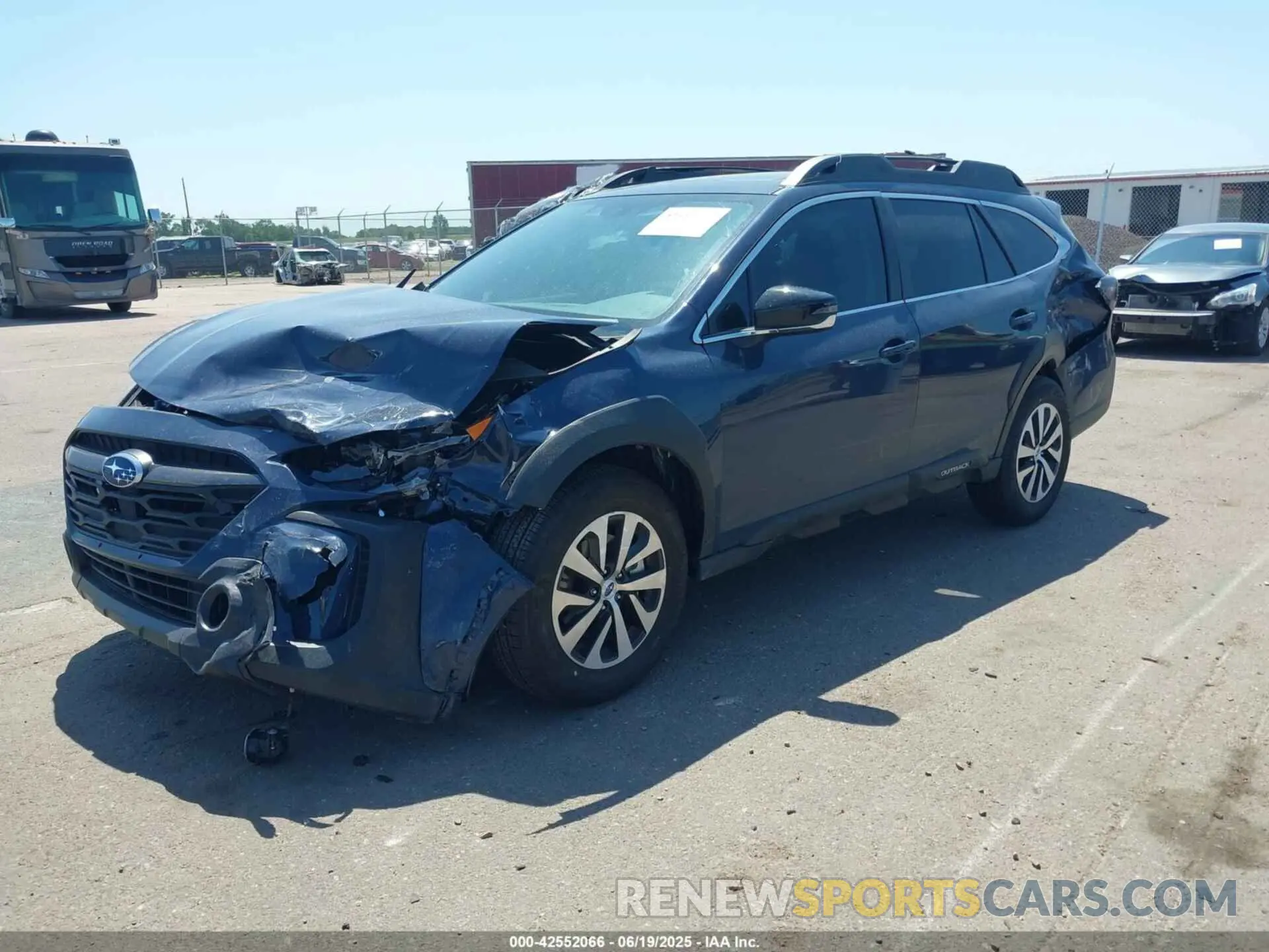 2 Photograph of a damaged car 4S4BTAFC8S3215842 SUBARU OUTBACK 2025
