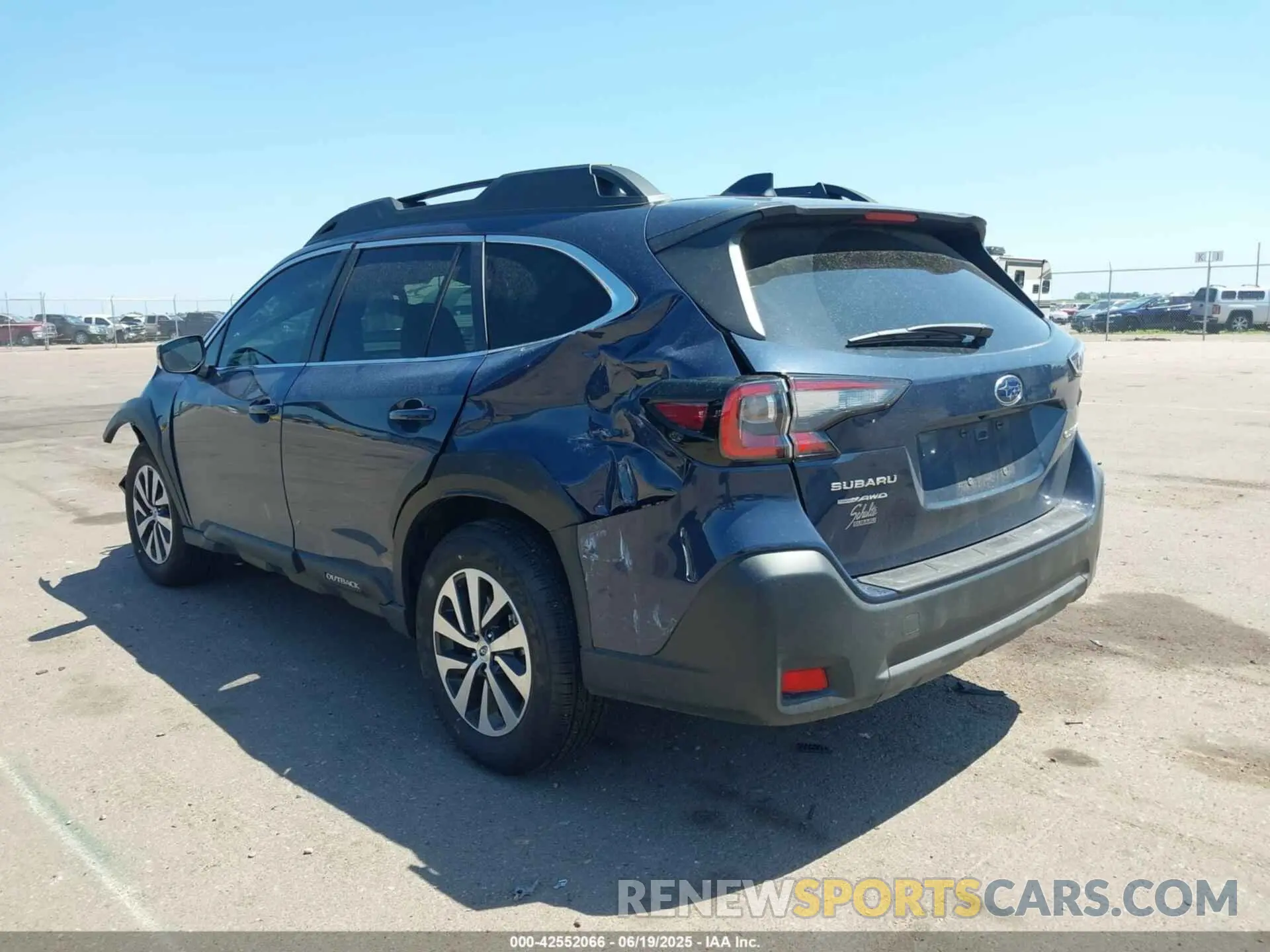 3 Photograph of a damaged car 4S4BTAFC8S3215842 SUBARU OUTBACK 2025