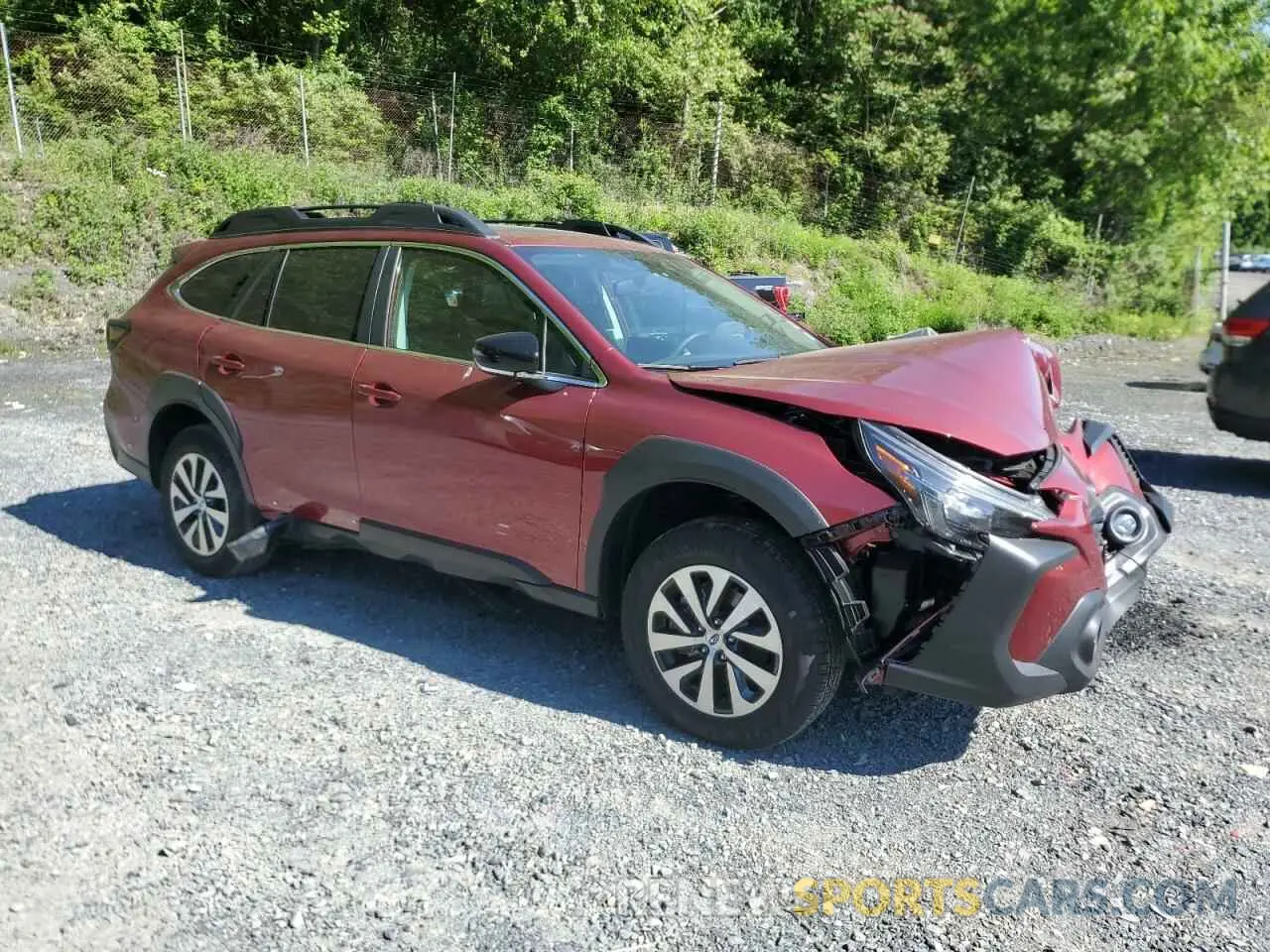 4 Photograph of a damaged car 4S4BTAFC9S3153724 SUBARU OUTBACK 2025