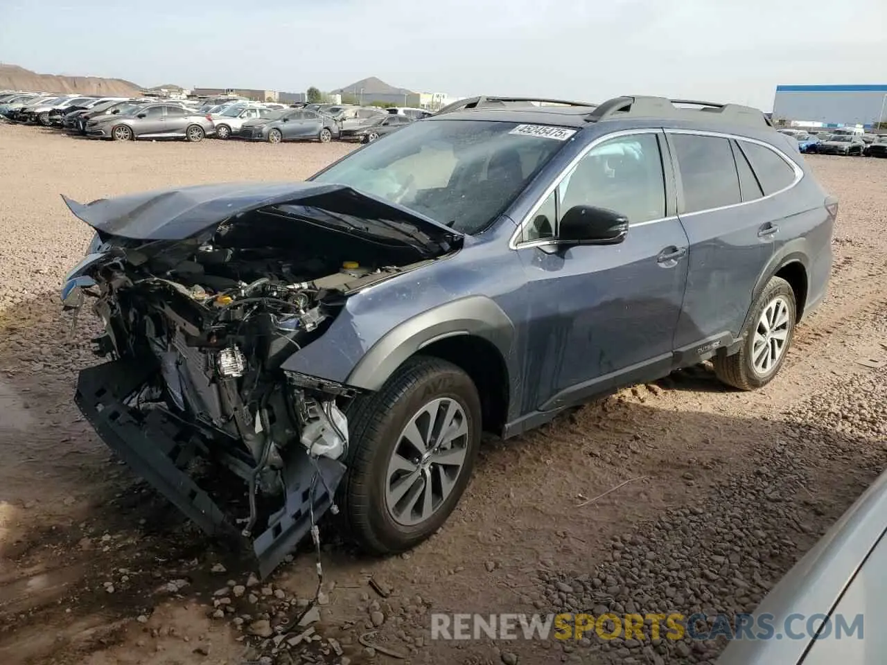 1 Photograph of a damaged car 4S4BTAFCXS3186697 SUBARU OUTBACK 2025
