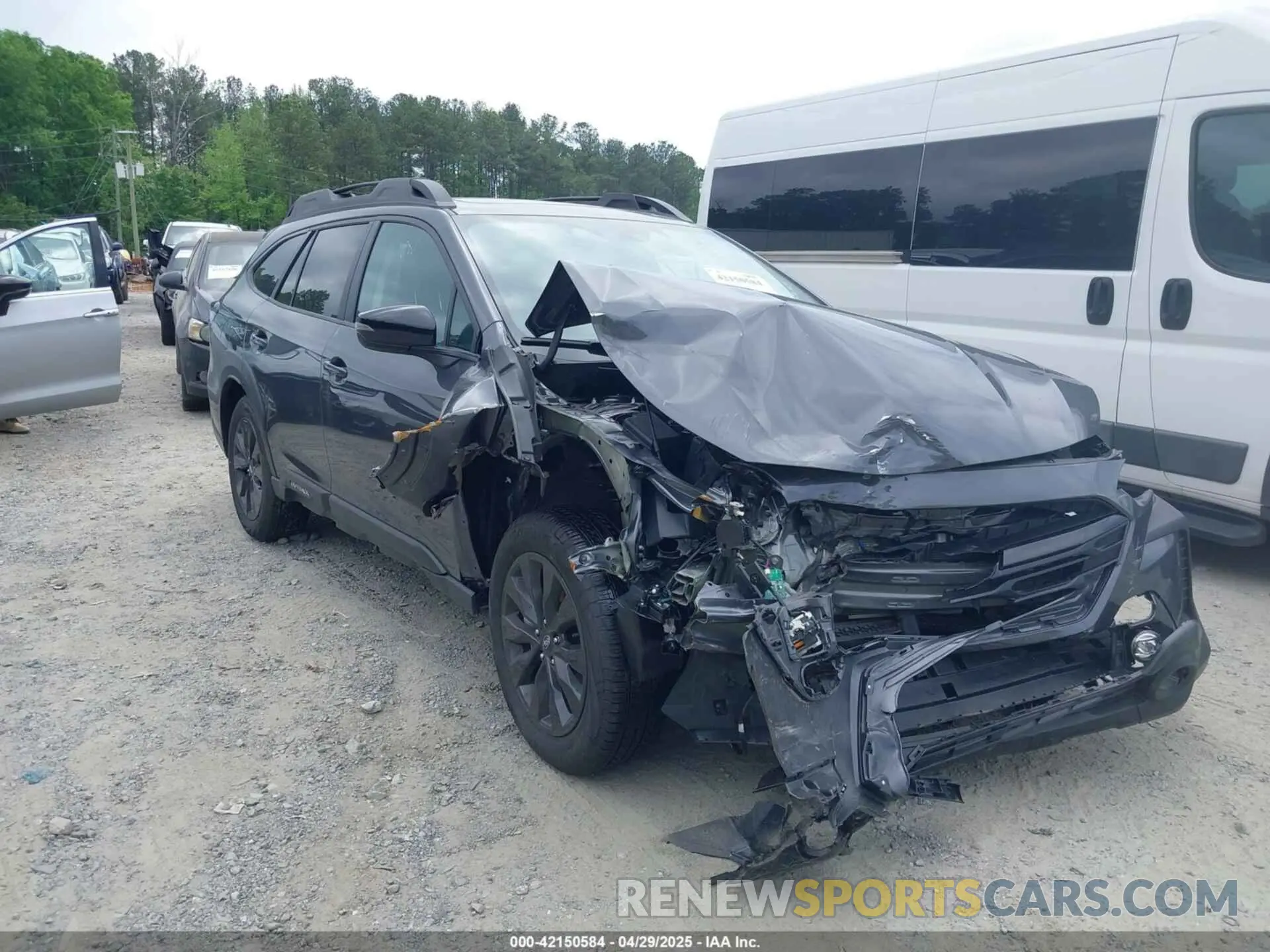 1 Photograph of a damaged car 4S4BTALC2S3182941 SUBARU OUTBACK 2025