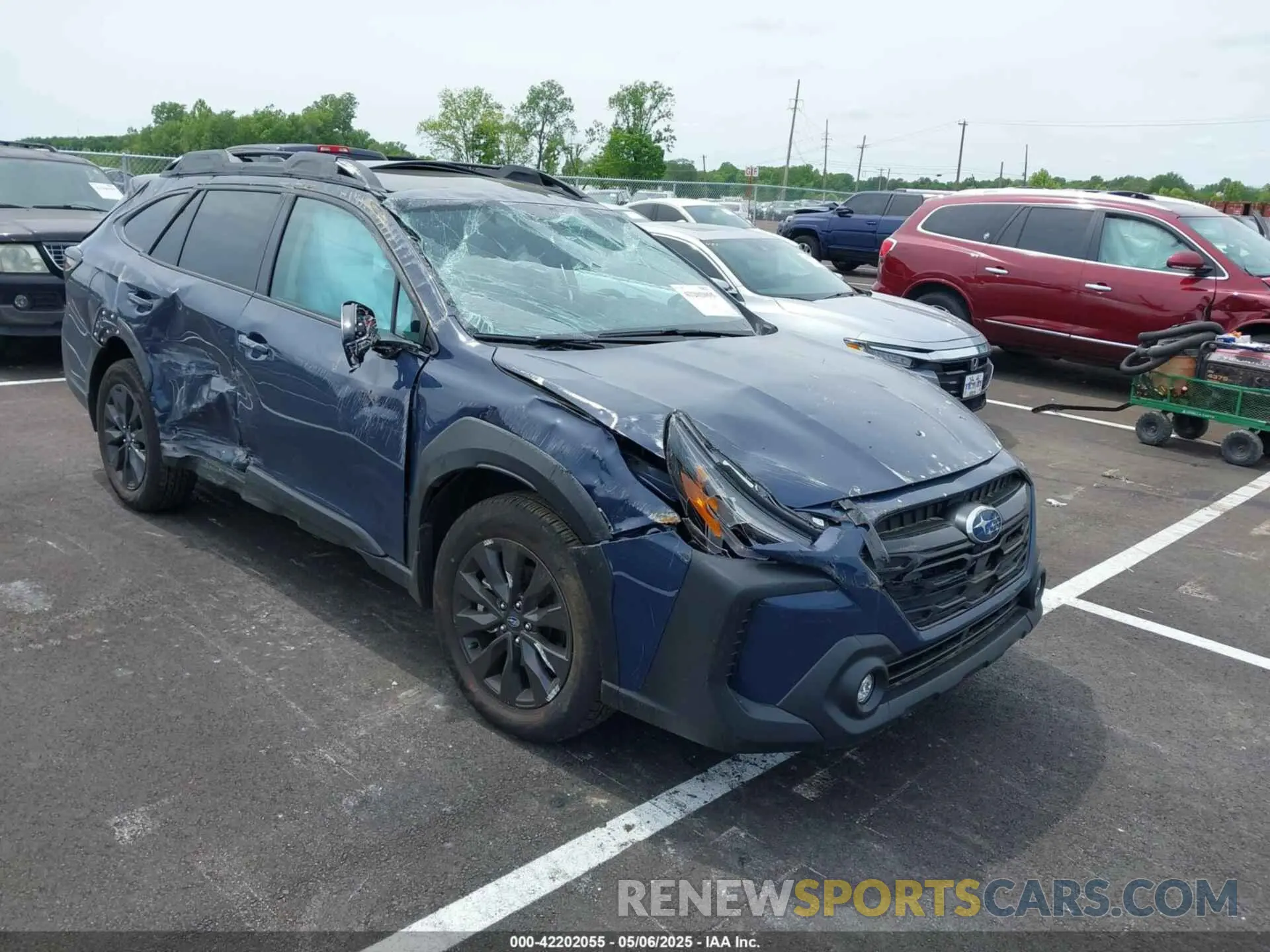 1 Photograph of a damaged car 4S4BTALC2S3195785 SUBARU OUTBACK 2025