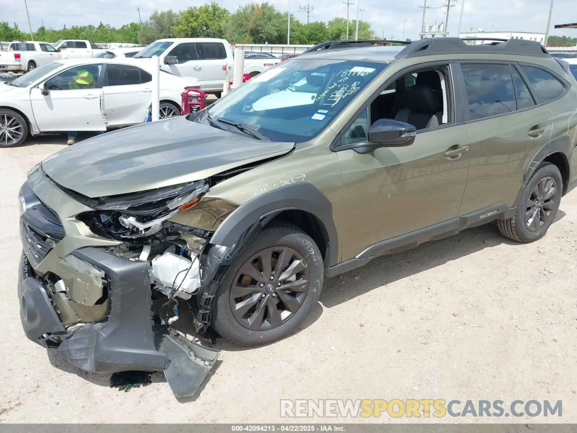 2 Photograph of a damaged car 4S4BTALC4S3220170 SUBARU OUTBACK 2025