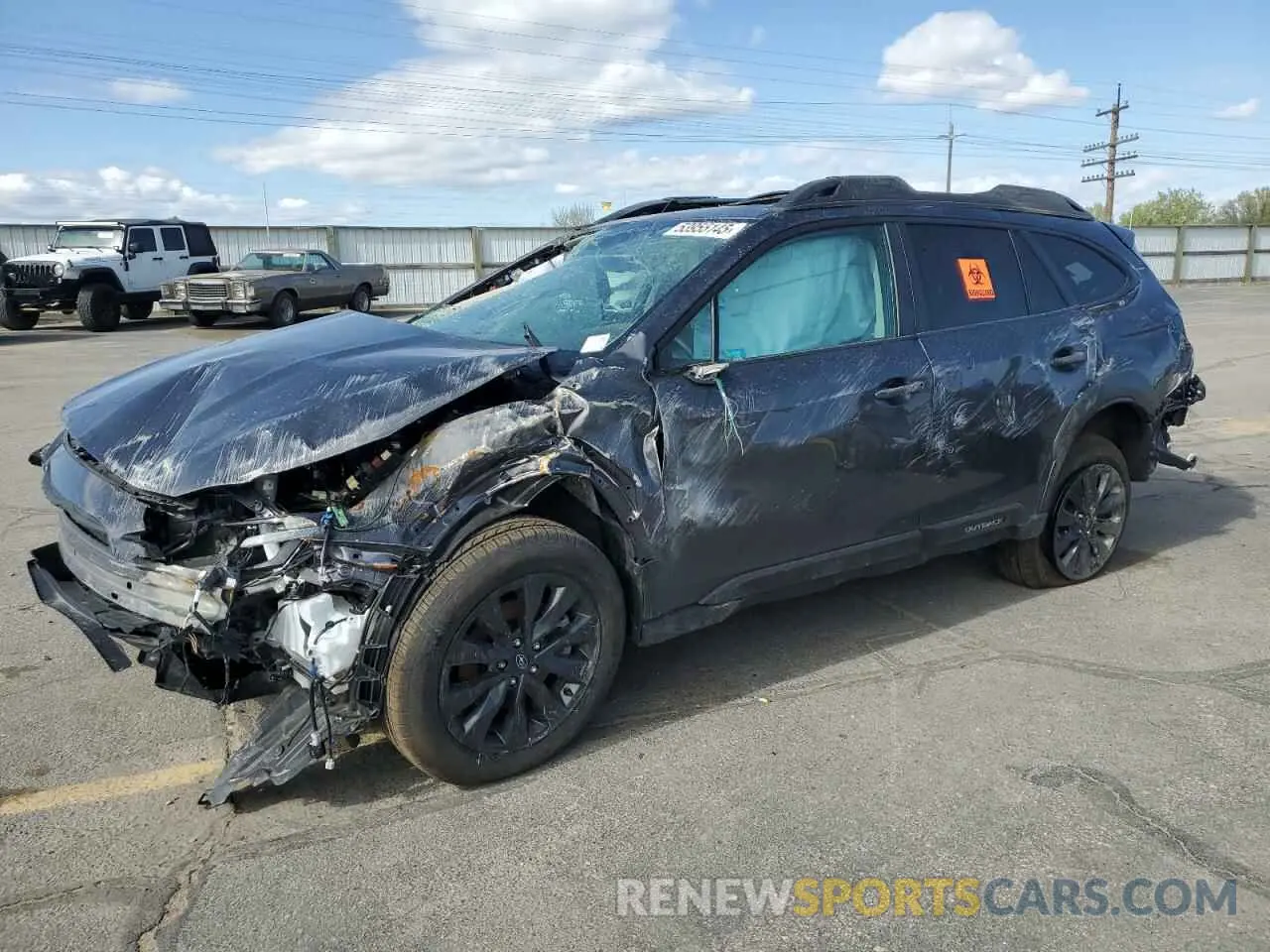 1 Photograph of a damaged car 4S4BTALC9S3127158 SUBARU OUTBACK 2025