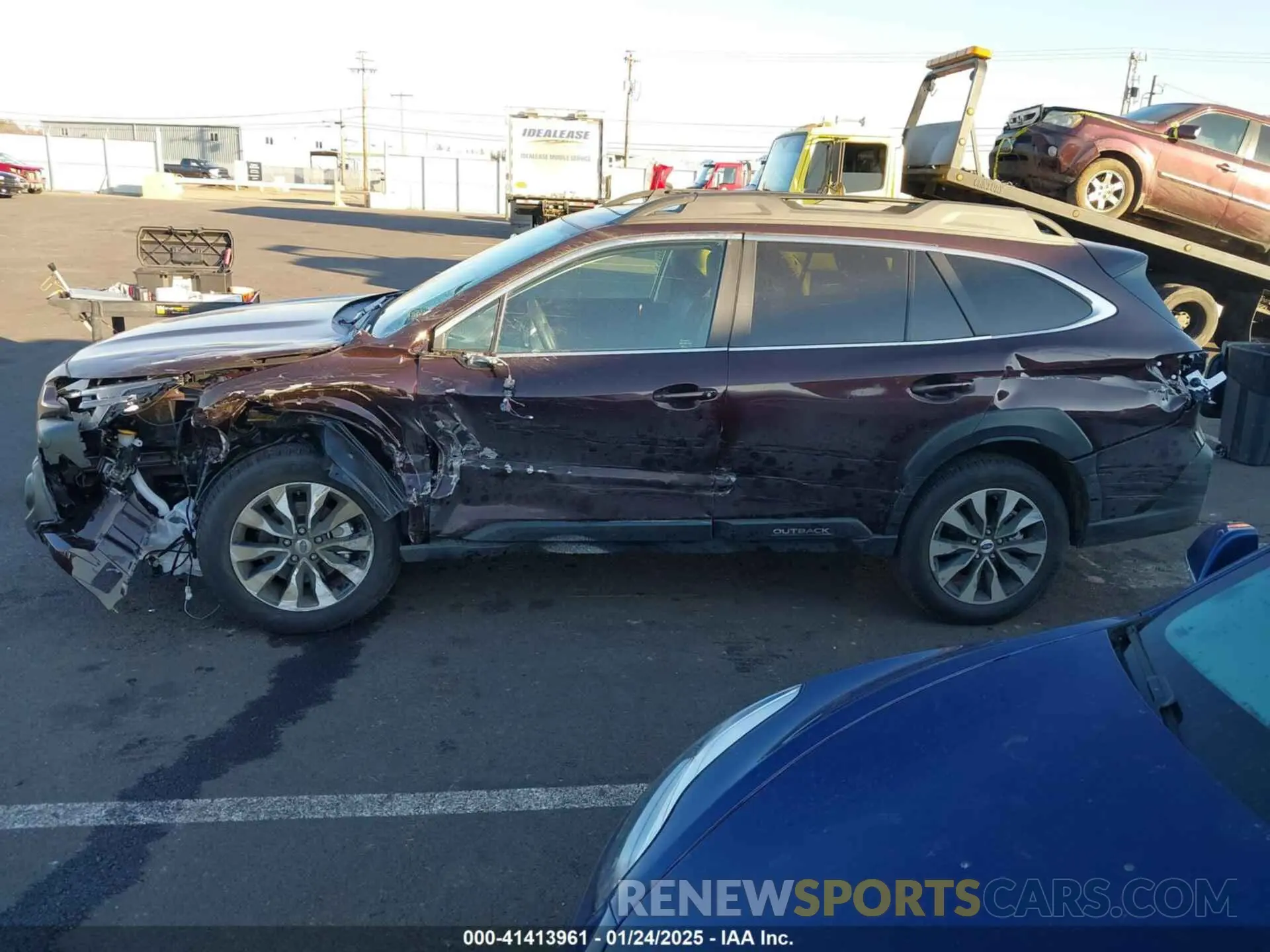 14 Photograph of a damaged car 4S4BTANC6S3149275 SUBARU OUTBACK 2025