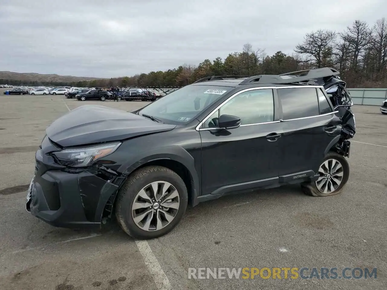 1 Photograph of a damaged car 4S4BTANC9S3203782 SUBARU OUTBACK 2025