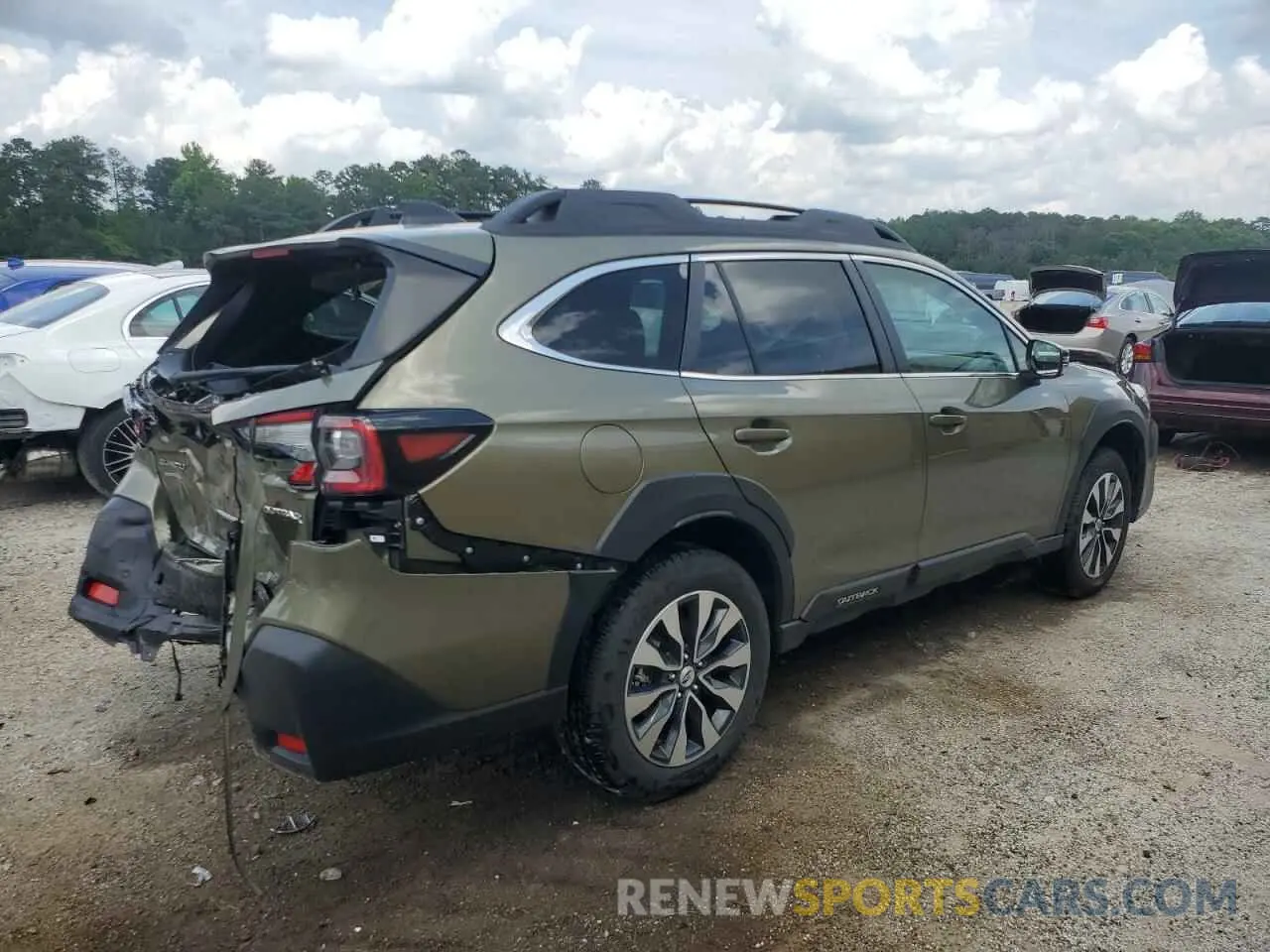 3 Photograph of a damaged car 4S4BTANCXS3143253 SUBARU OUTBACK 2025