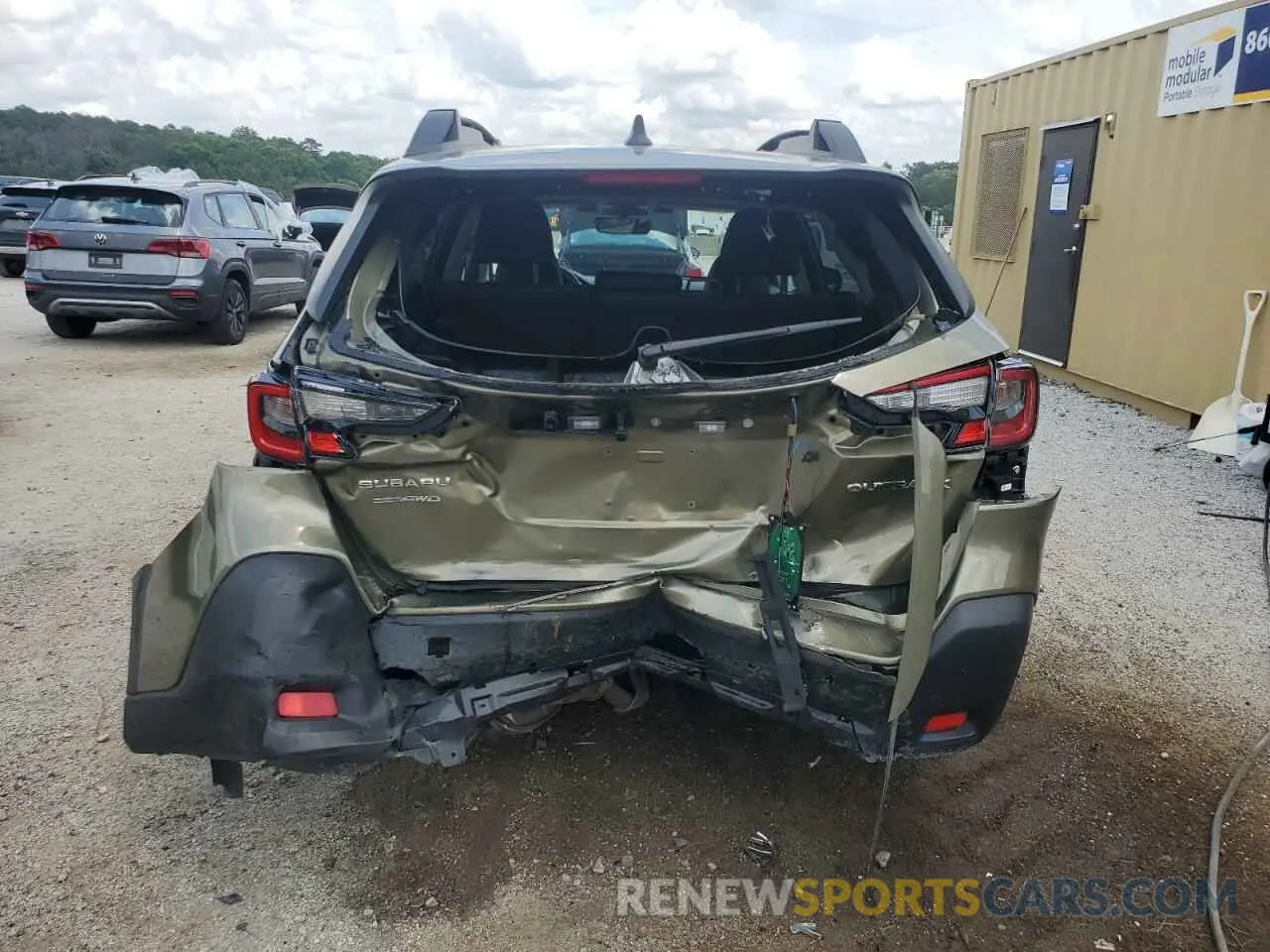 6 Photograph of a damaged car 4S4BTANCXS3143253 SUBARU OUTBACK 2025
