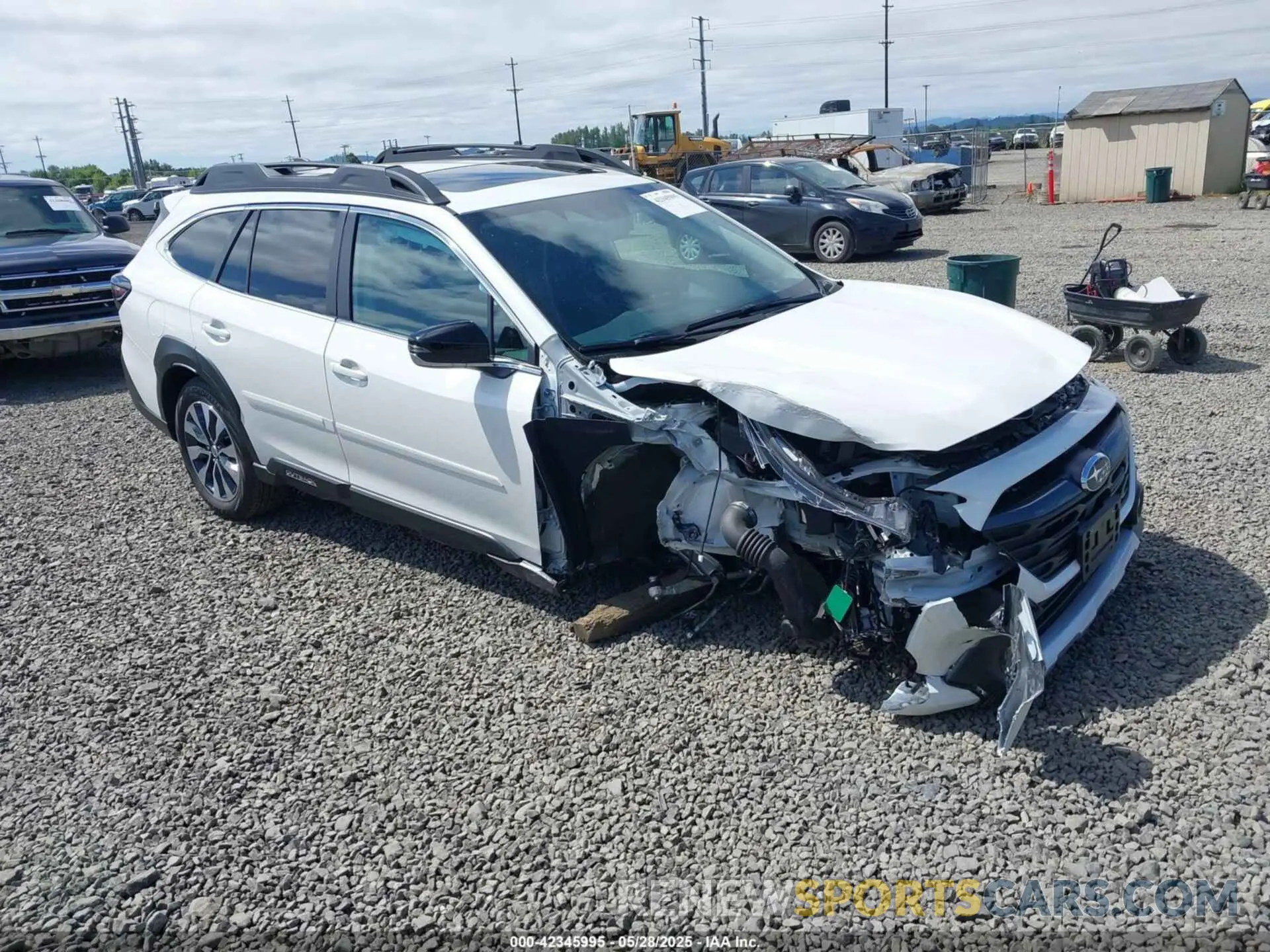 1 Photograph of a damaged car 4S4BTGND0S3187340 SUBARU OUTBACK 2025