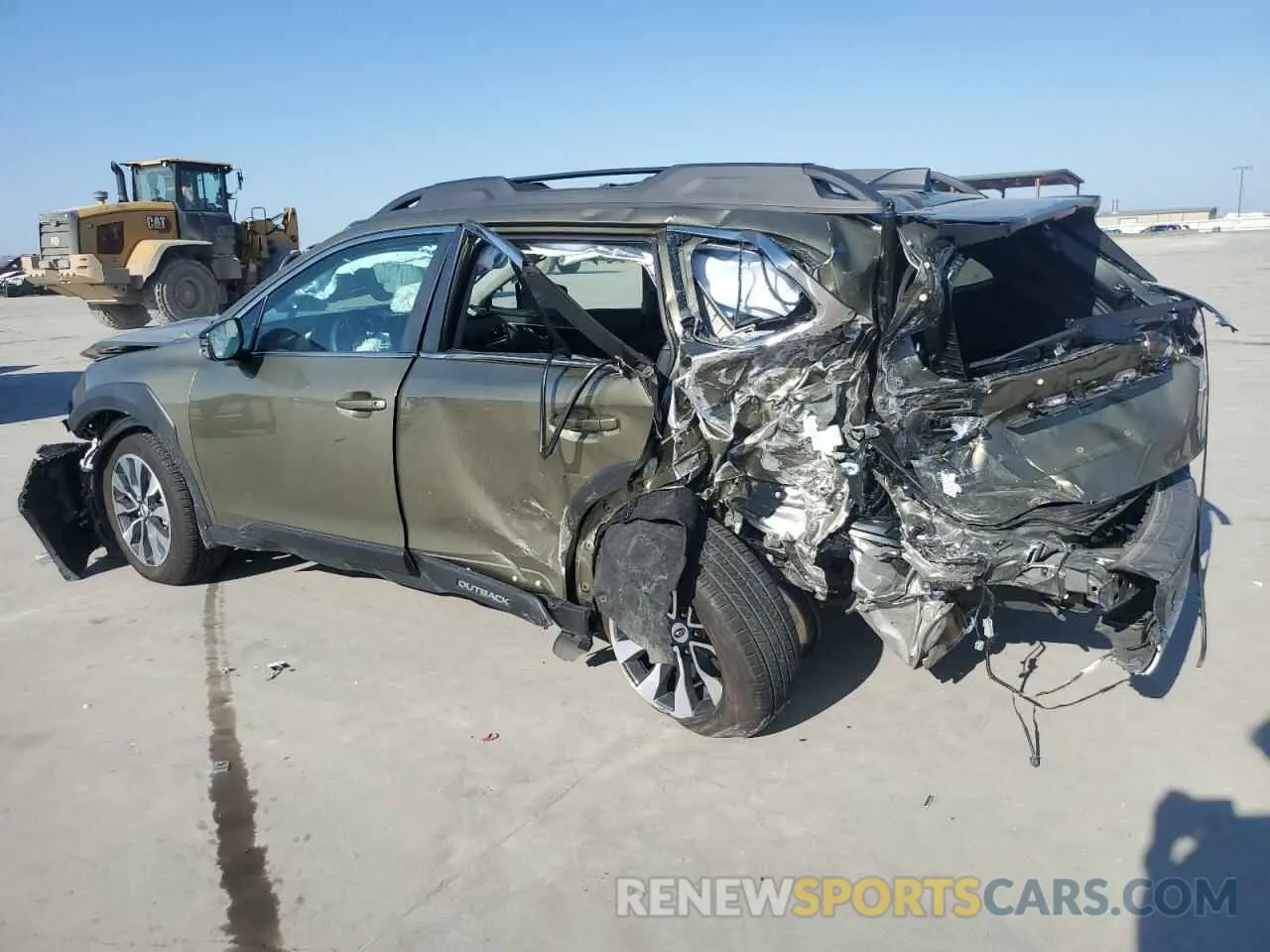2 Photograph of a damaged car 4S4BTGND9S3156572 SUBARU OUTBACK 2025