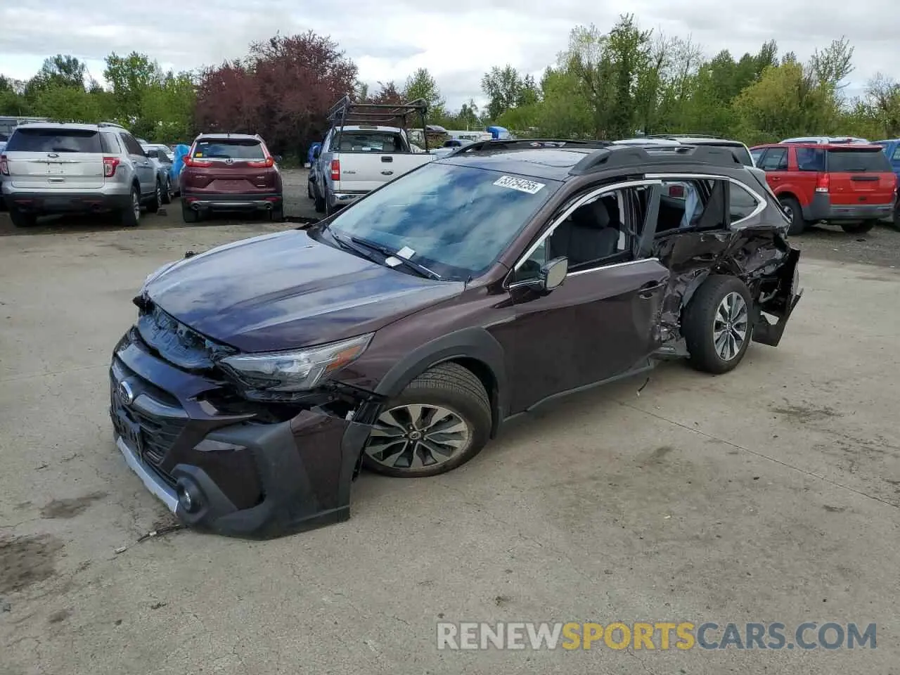 1 Photograph of a damaged car 4S4BTGND9S3184579 SUBARU OUTBACK 2025