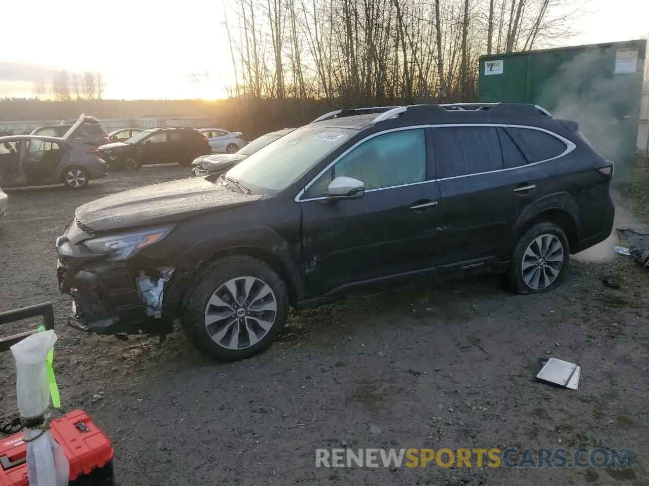 1 Photograph of a damaged car 4S4BTGPD6S3104507 SUBARU OUTBACK 2025
