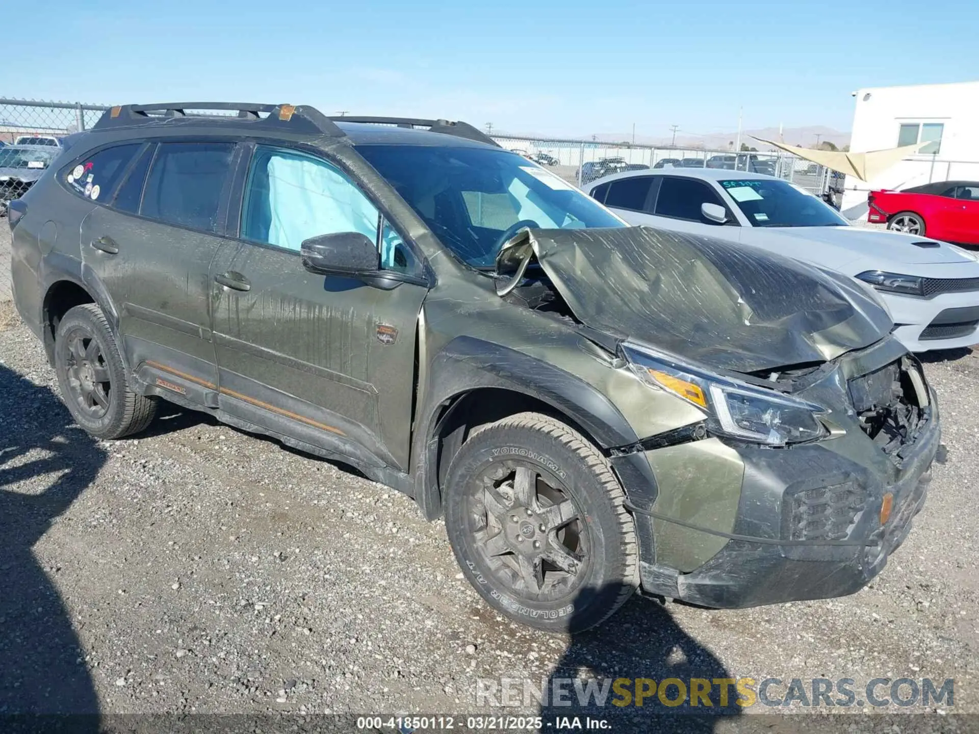 1 Photograph of a damaged car 4S4BTGUD0S3174993 SUBARU OUTBACK 2025
