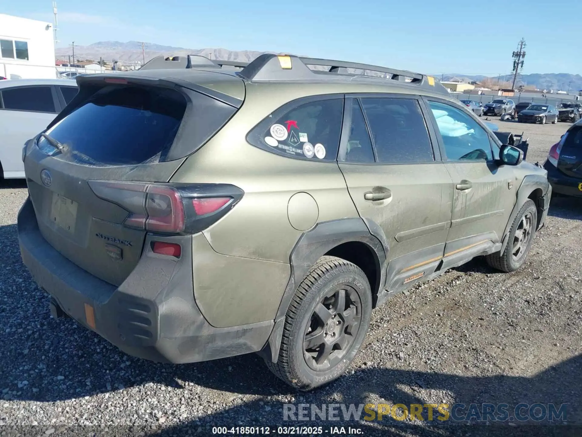 4 Photograph of a damaged car 4S4BTGUD0S3174993 SUBARU OUTBACK 2025