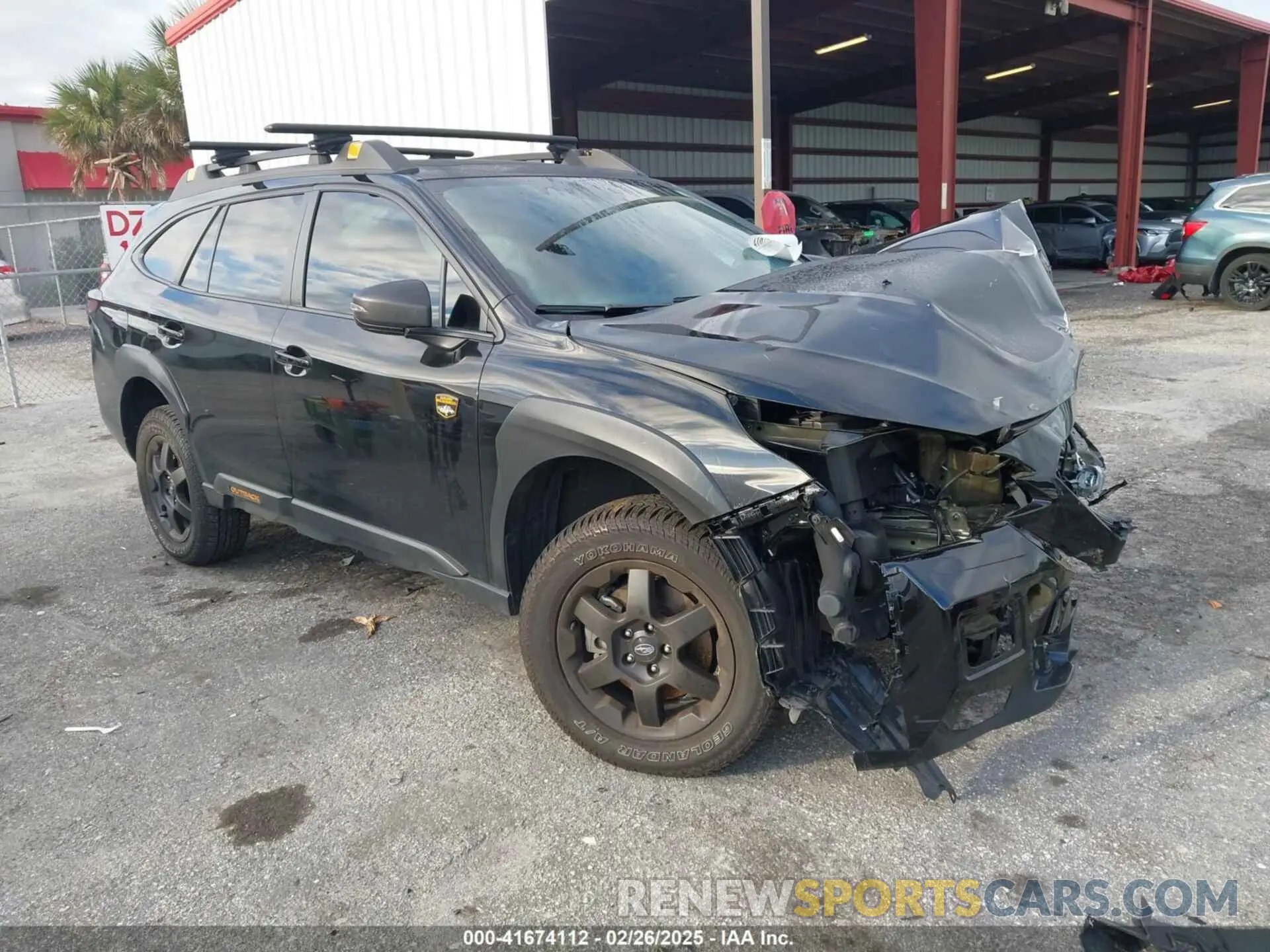1 Photograph of a damaged car 4S4BTGUD4S3104994 SUBARU OUTBACK 2025