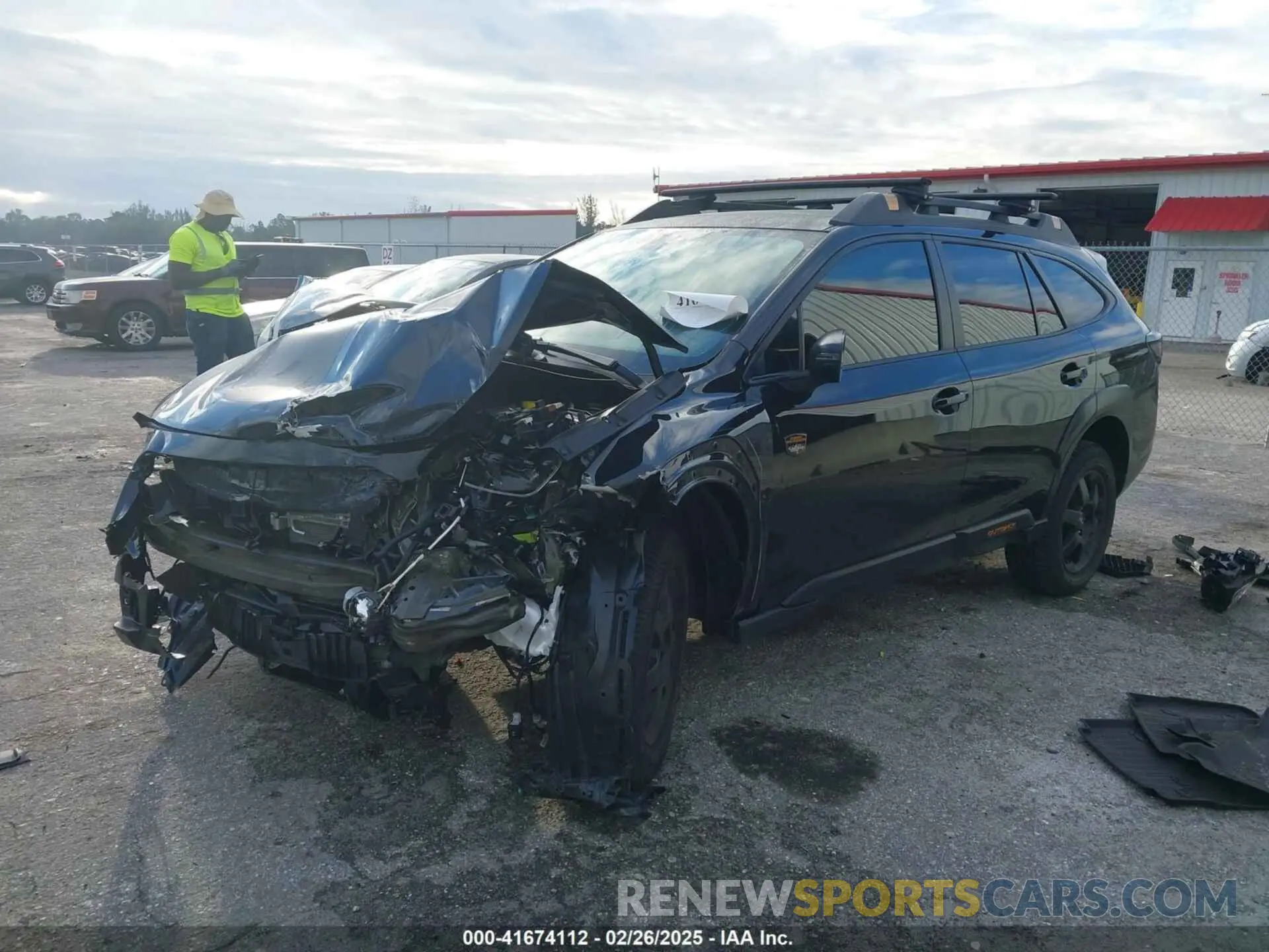 2 Photograph of a damaged car 4S4BTGUD4S3104994 SUBARU OUTBACK 2025