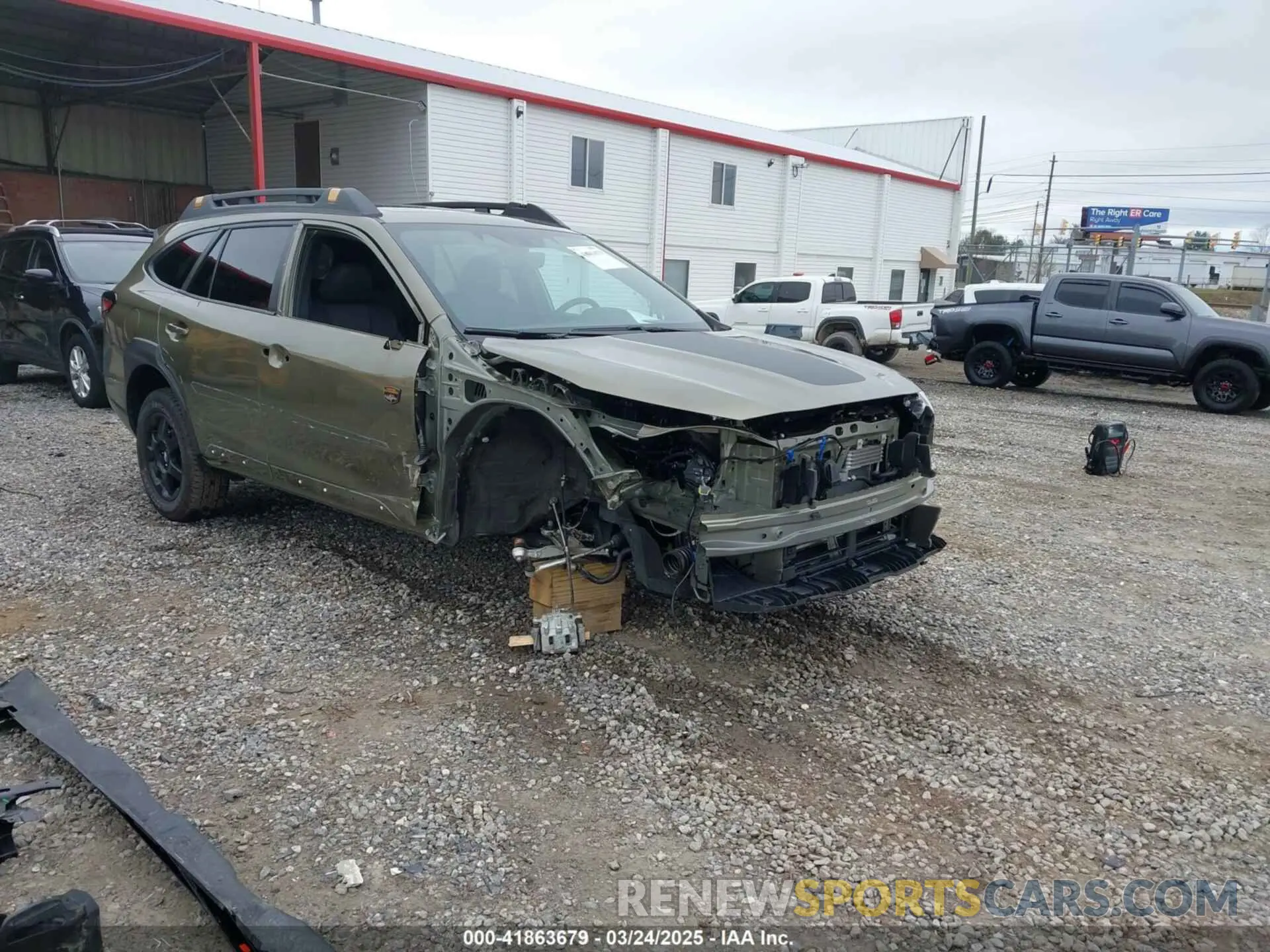 1 Photograph of a damaged car 4S4BTGUD6S3162444 SUBARU OUTBACK 2025