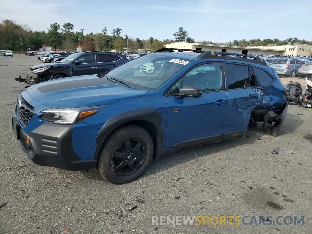 1 Photograph of a damaged car 4S4BTGUD1N3114063 SUBARU OUTBACK WI 2022
