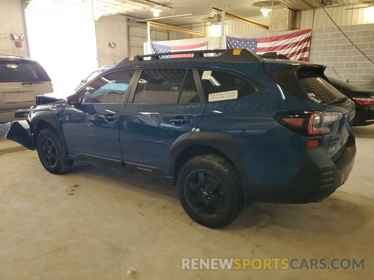 2 Photograph of a damaged car 4S4BTGUD9N3156254 SUBARU OUTBACK WI 2022