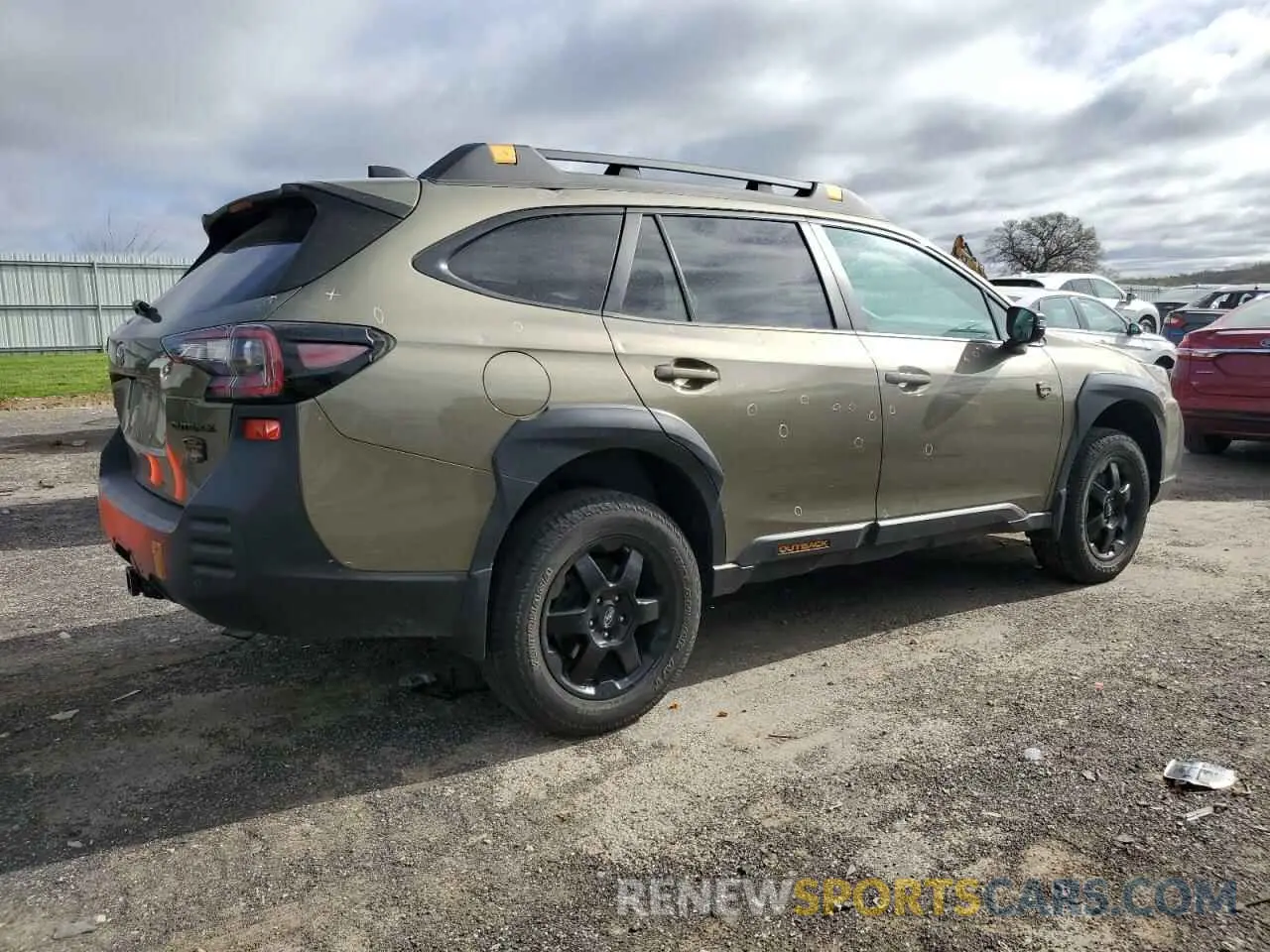 3 Photograph of a damaged car 4S4BTGUDXN3128768 SUBARU OUTBACK WI 2022