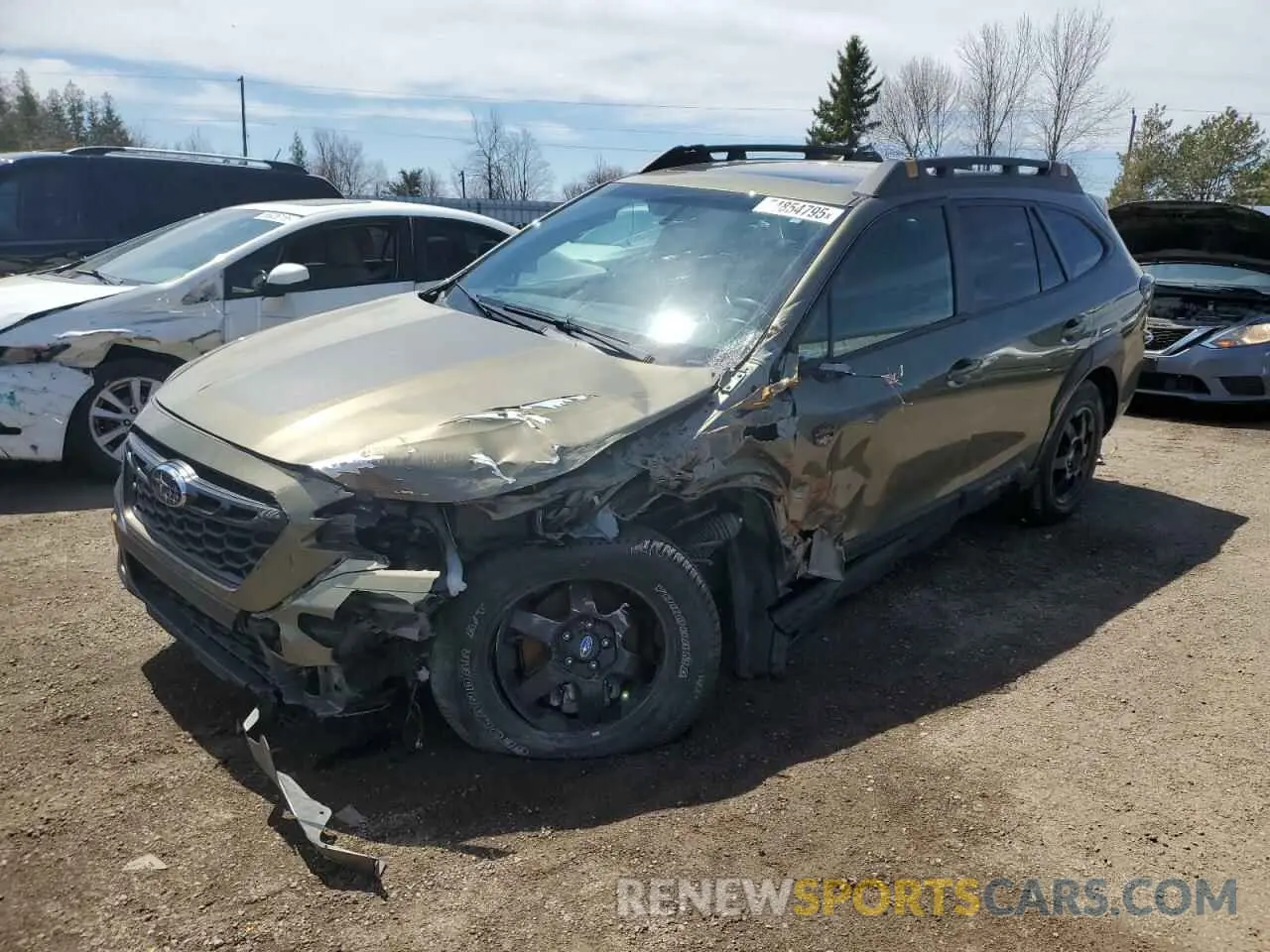 1 Photograph of a damaged car 4S4BTHTDXN3208272 SUBARU OUTBACK WI 2022