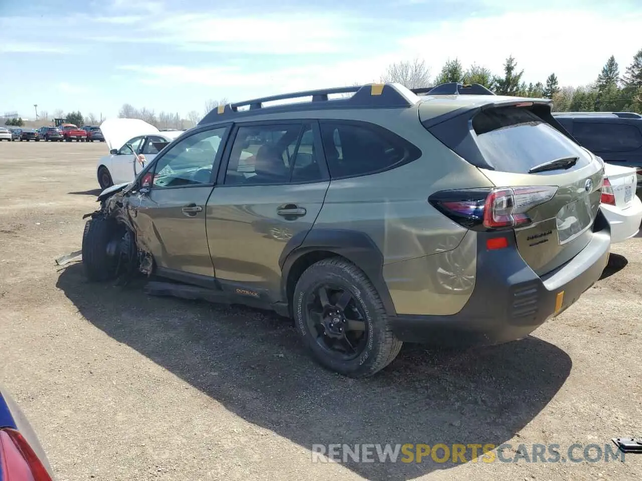 2 Photograph of a damaged car 4S4BTHTDXN3208272 SUBARU OUTBACK WI 2022
