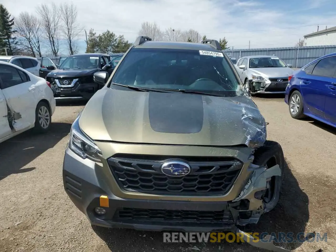 5 Photograph of a damaged car 4S4BTHTDXN3208272 SUBARU OUTBACK WI 2022