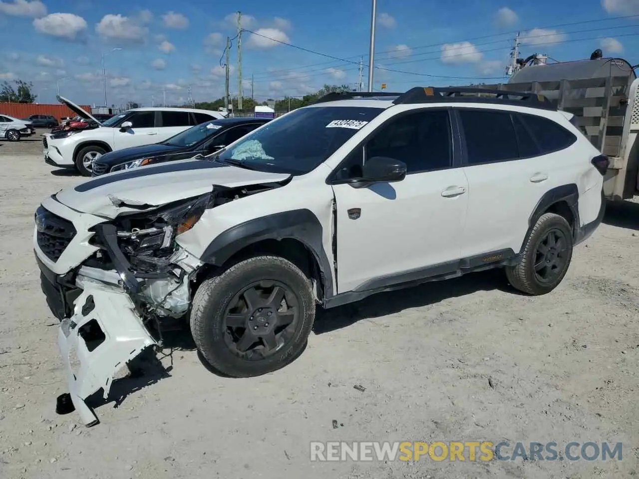 1 Photograph of a damaged car 4S4BTGUD5P3206537 SUBARU OUTBACK WI 2023