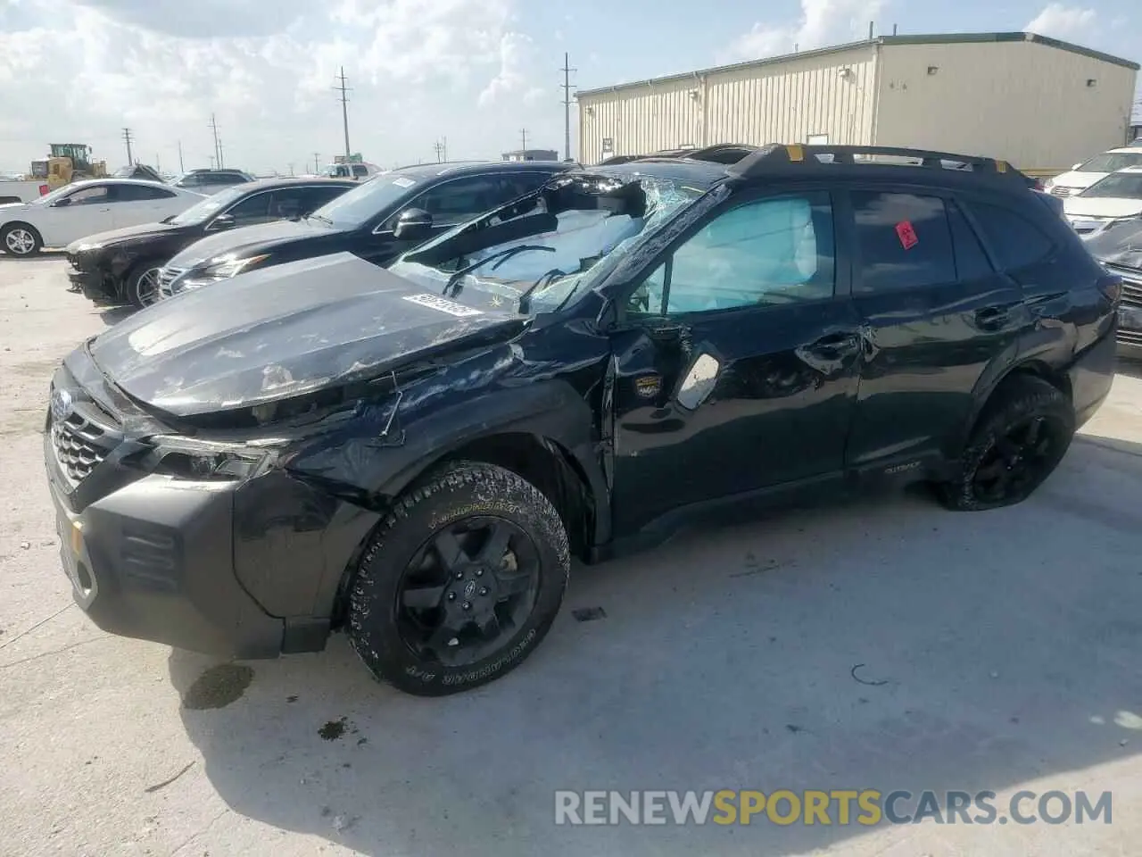 1 Photograph of a damaged car 4S4BTGUD8P3150271 SUBARU OUTBACK WI 2023