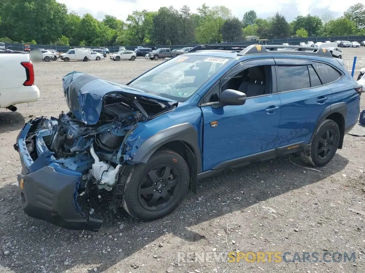 1 Photograph of a damaged car 4S4BTGUD9P3201535 SUBARU OUTBACK WI 2023