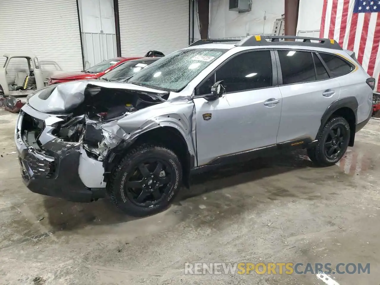 1 Photograph of a damaged car 4S4BTGUD3R3284933 SUBARU OUTBACK WI 2024