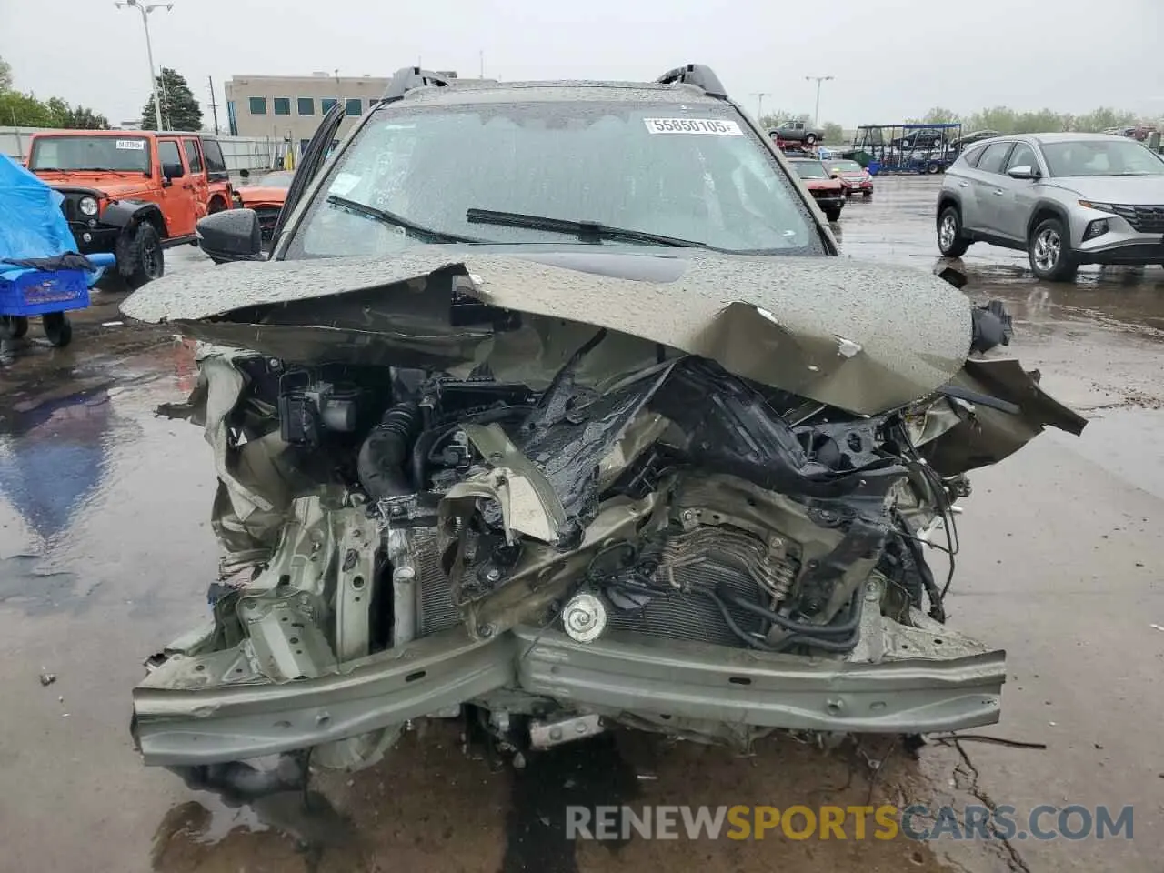 5 Photograph of a damaged car 4S4BTGUD4R3127590 SUBARU OUTBACK WI 2024