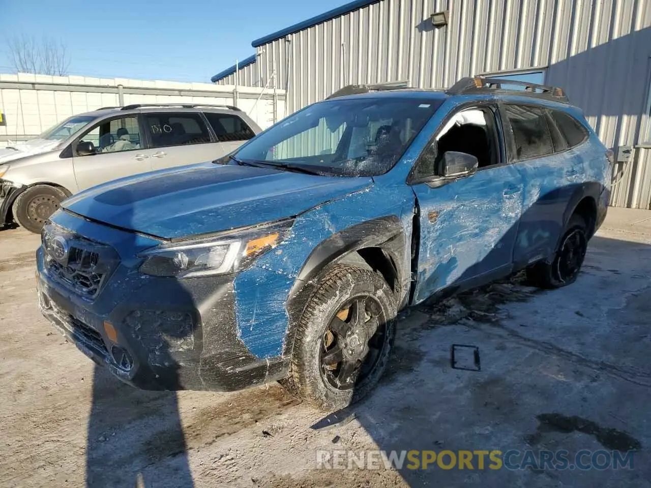 1 Photograph of a damaged car 4S4BTGUDXR3237785 SUBARU OUTBACK WI 2024