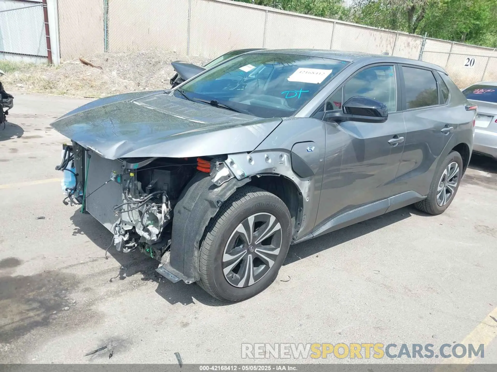 2 Photograph of a damaged car JTMABABA0PA025916 SUBARU SOLTERRA 2023